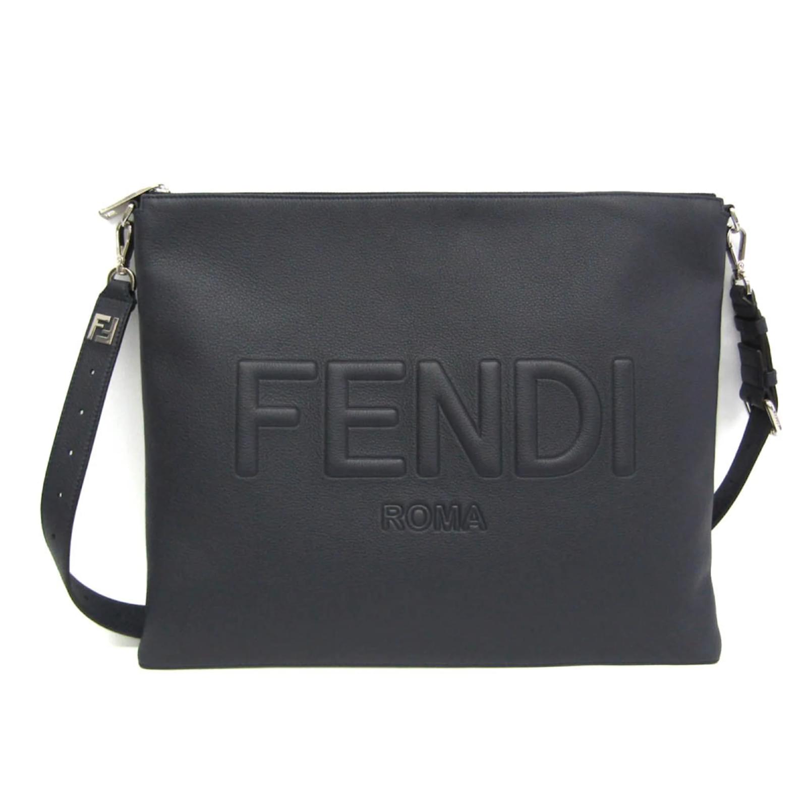 Sac Banane Sacoche Fendi Homme FENDI: Sac Homme Denim Sacoche
