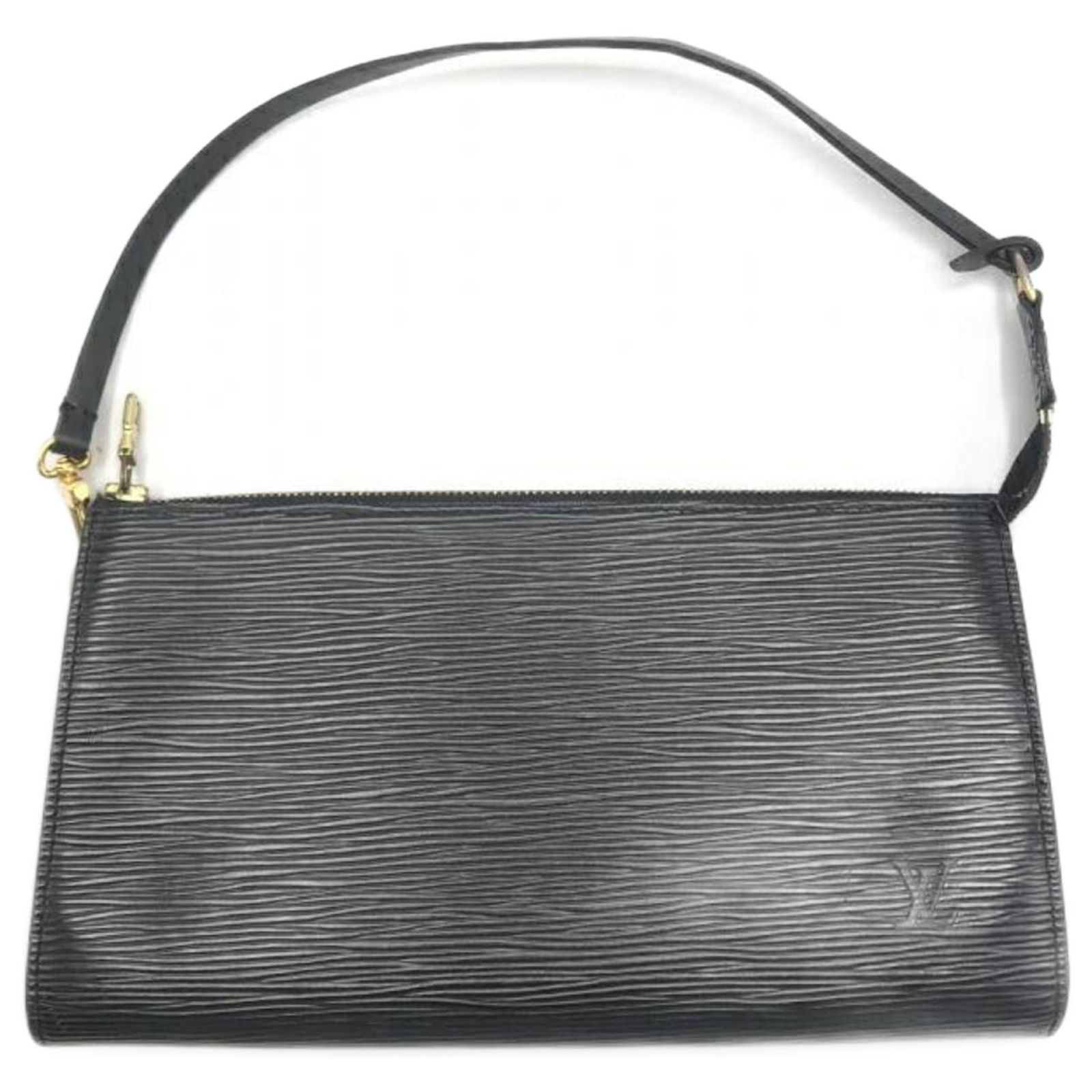 Louis Vuitton Pochette Accessory M52942 Black Leather ref.1465076
