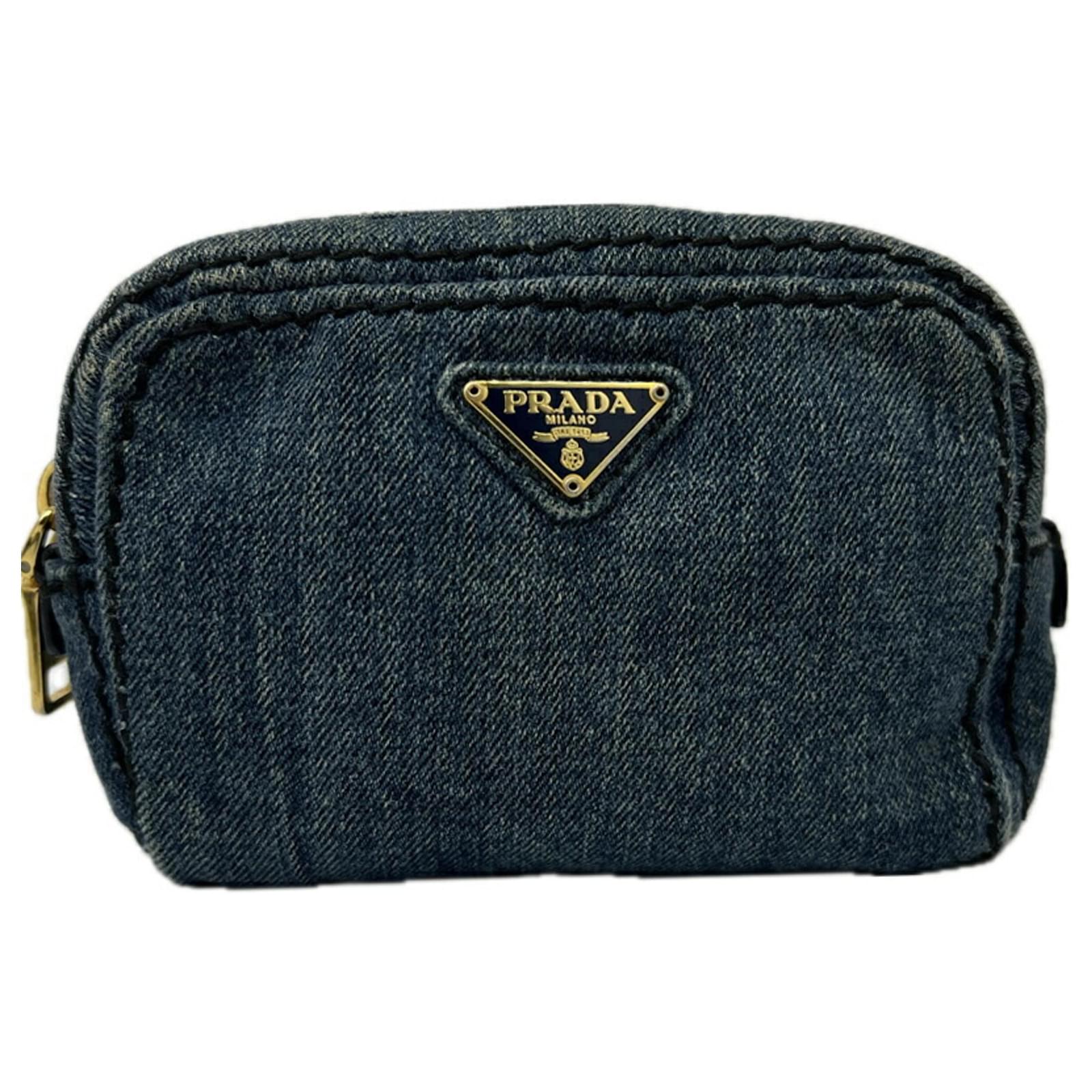 バッグ PRADA Blue Denim Pouch Bag Prada Denim Pouch Bag | k.mail vintage