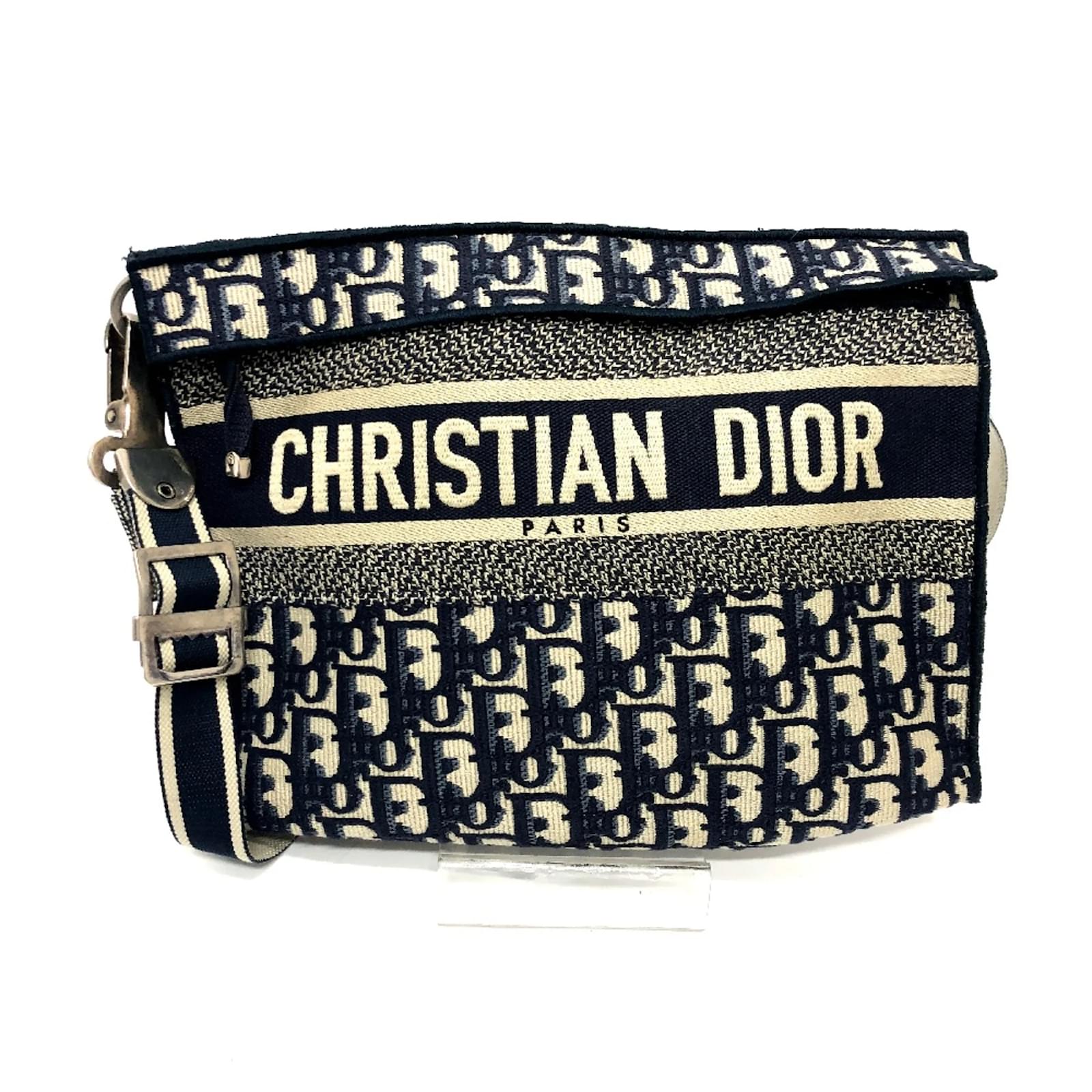 Christian Dior Navy Shoulder Bag Navy blue ref.1466697 - Joli Closet