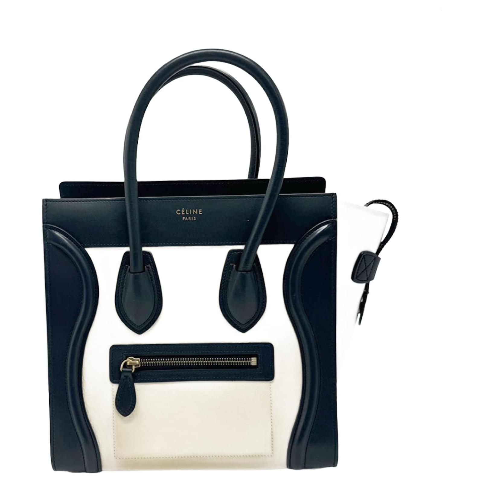 割引クーポン購入 CELINE Luggage Micro Shopper Leather Bag 【公式通販】