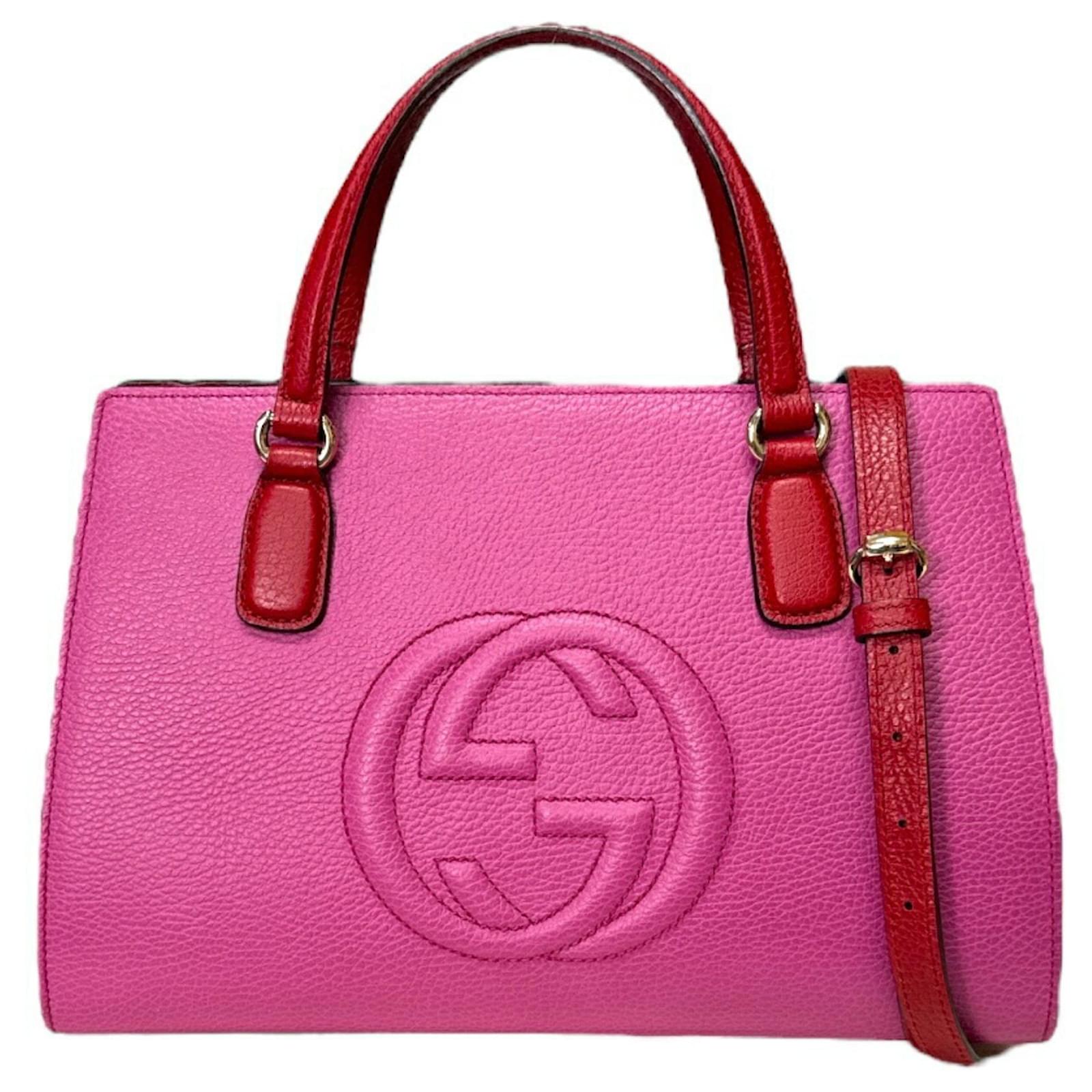 GUCCI - 美品 GUCCI グッチ ソーホー ピンクベージュ ゴールド