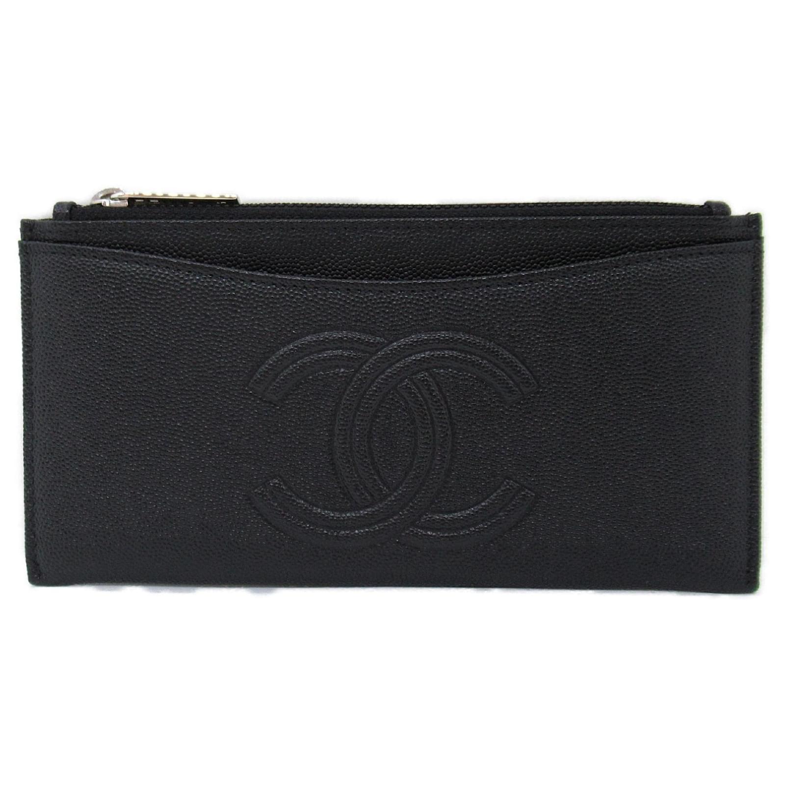 Chanel bifold wallet caviar sale