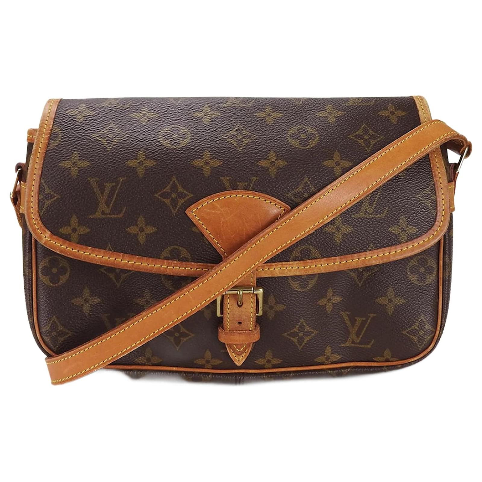 Louis Vuitton Shoulder Bag Sologne M42250 Brown Patent leather ref 