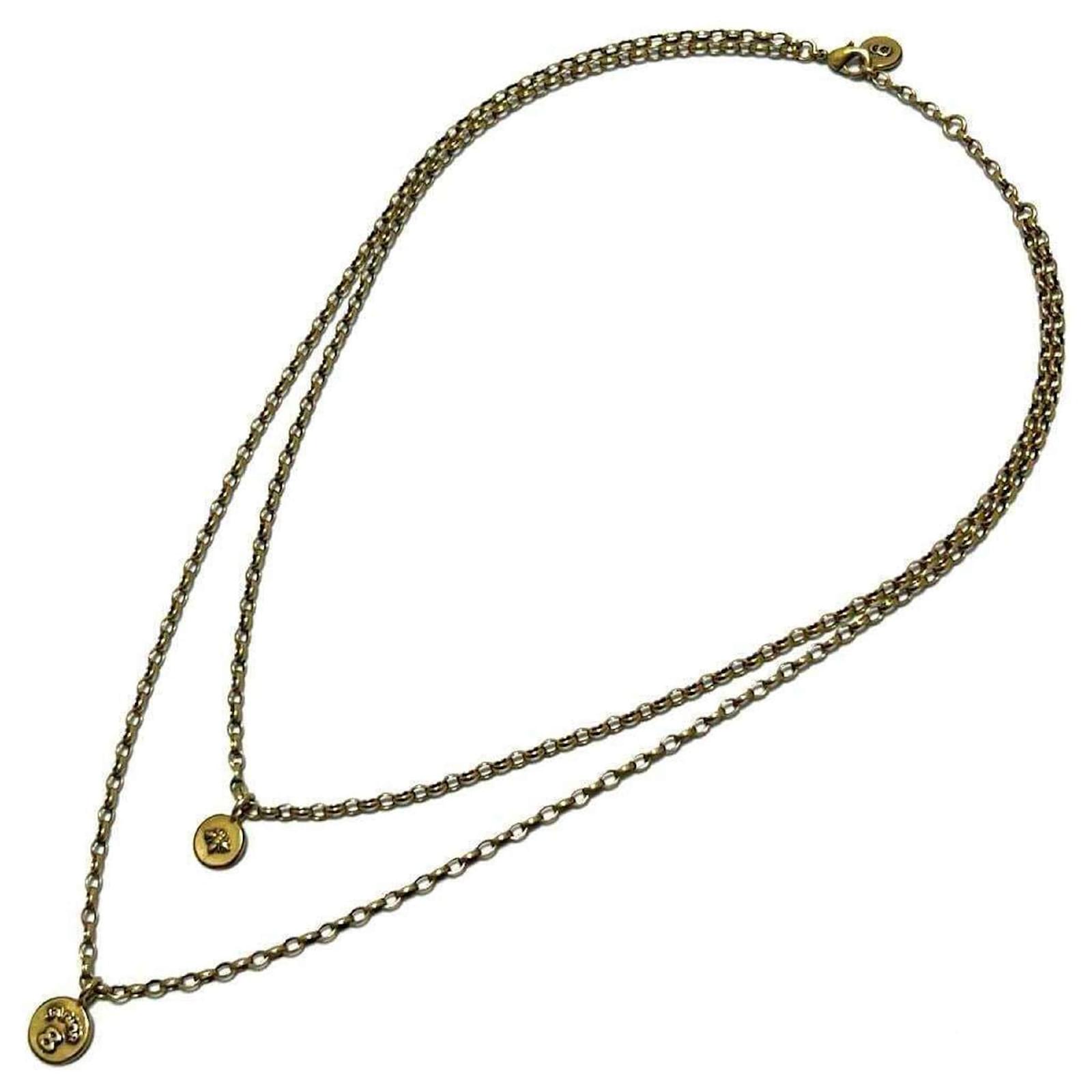 Dior layered necklace discount