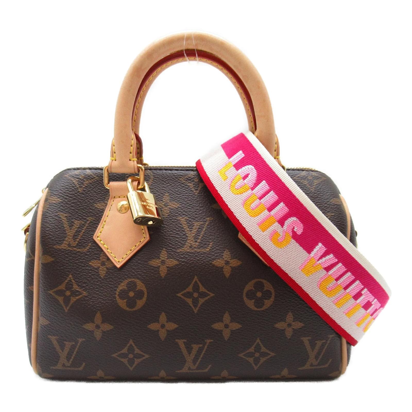 Louis Vuitton Speedy Bandriere 20 Shoulder Bag Brown ref.1468497