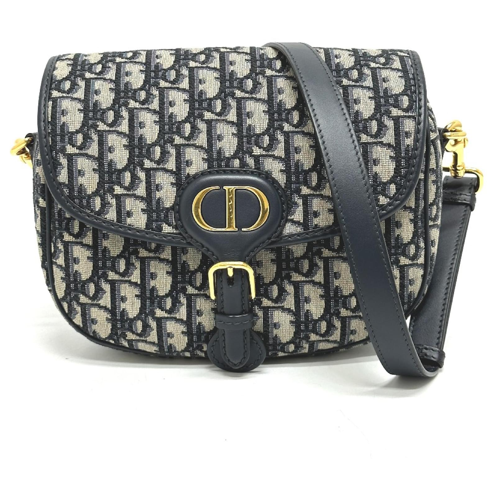 Christian Dior ショルダーバッグ 紺 4503025M0001 Christian Dior Navy Shoulder Bag Navy blue Cloth ref.1469013