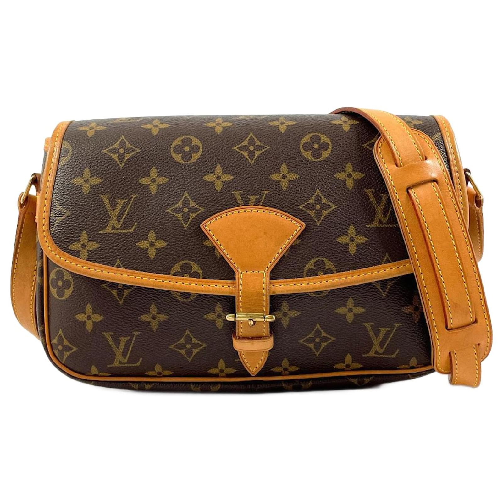 Louis Vuitton Sologne M42250 Schultertasche Braun Lackleder 