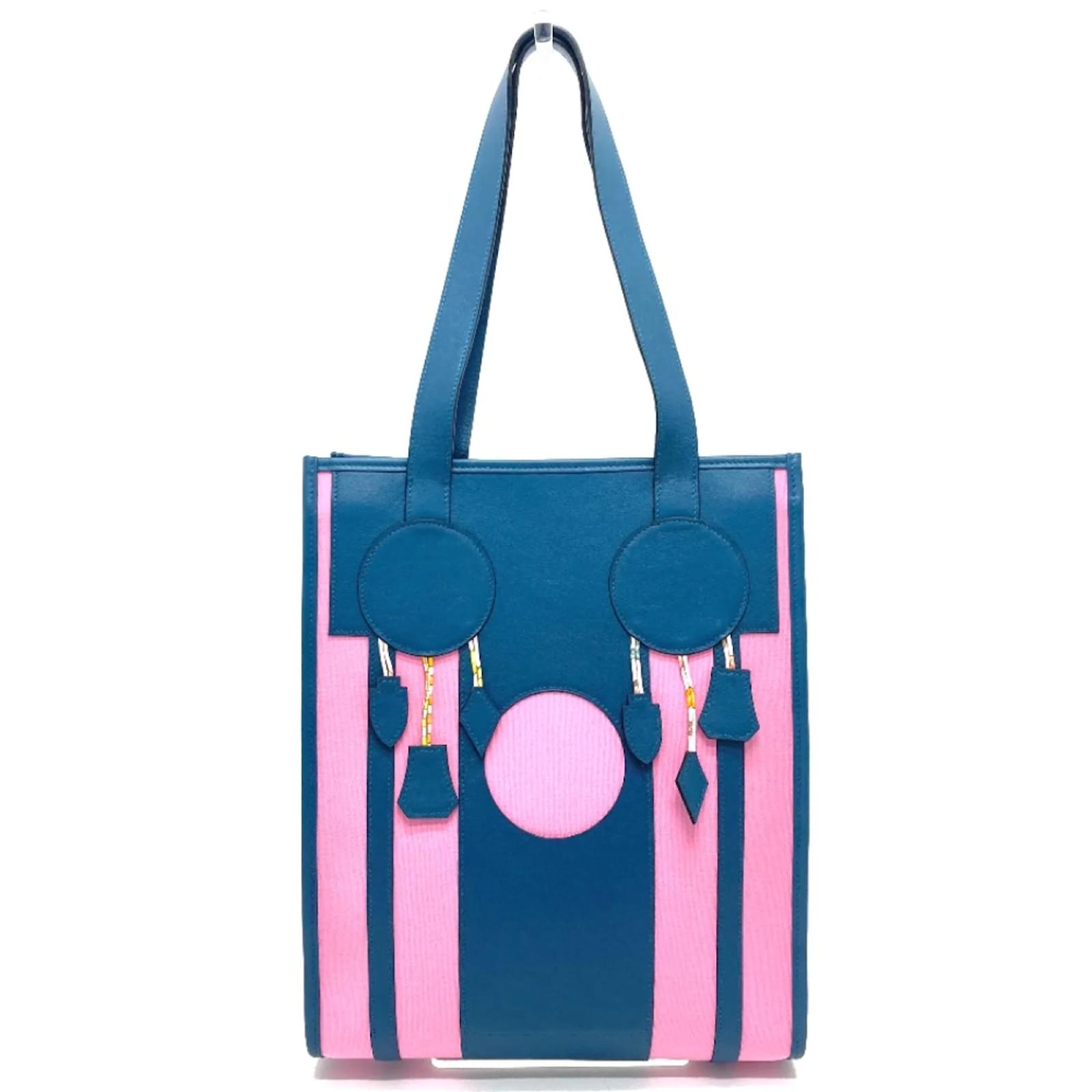 Hermes Petit Ash Tote Bag Marineblau Leder ref.1470505 Joli Closet