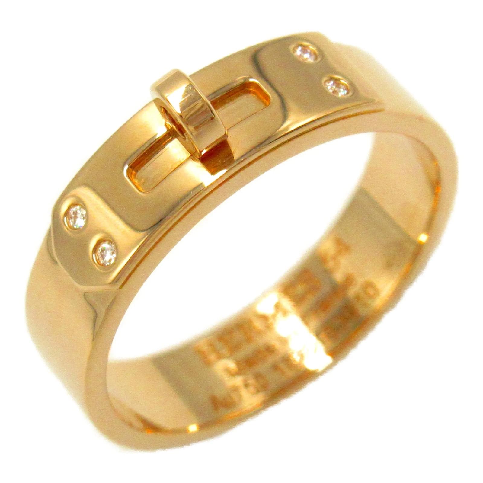 【HERMES】kellyモチーフ★ローズゴールド リング PM HERMES】kellyモチーフ☆ローズゴールド リング PM