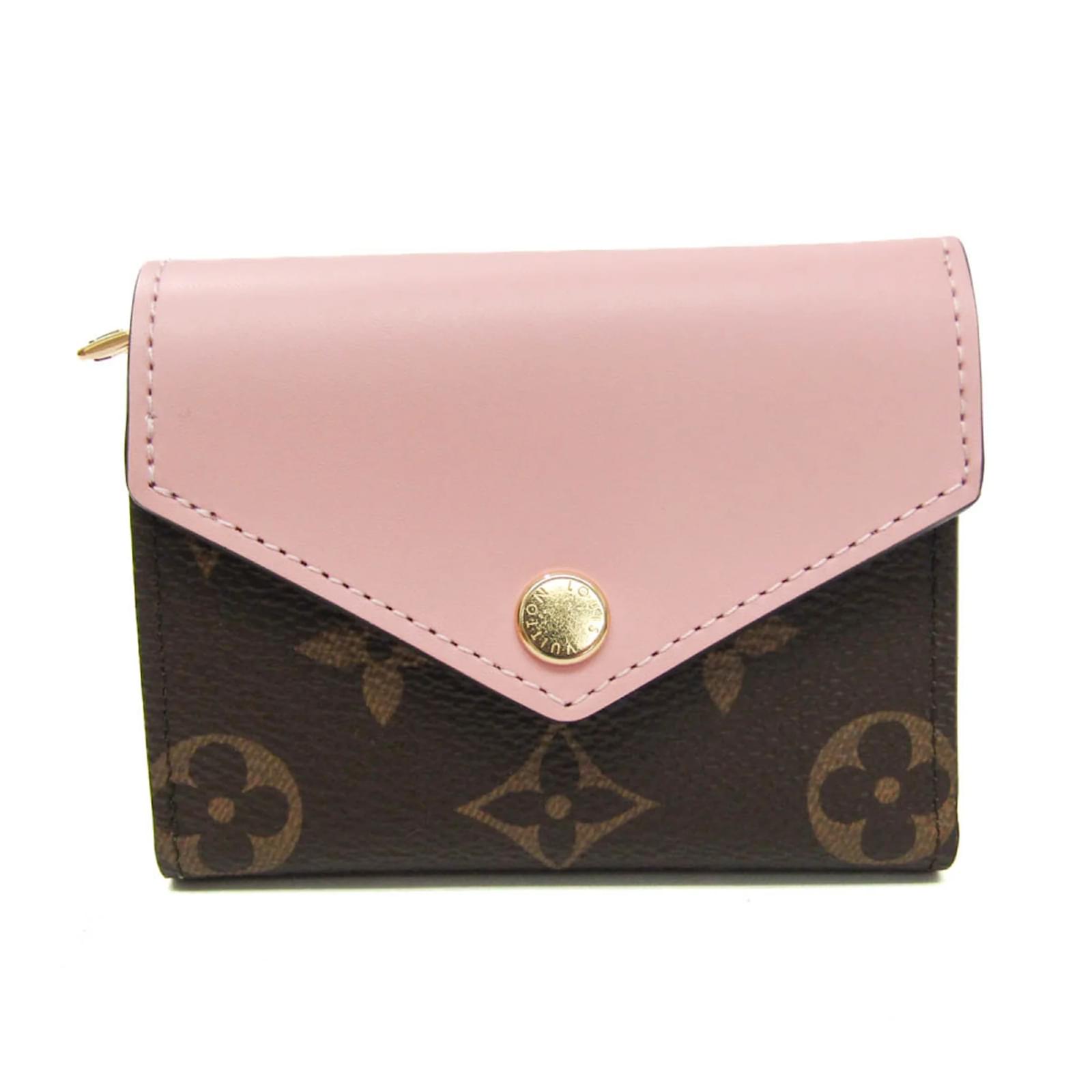 Louis Vuitton Monogram Zoe Wallet Pink Patent leather ref