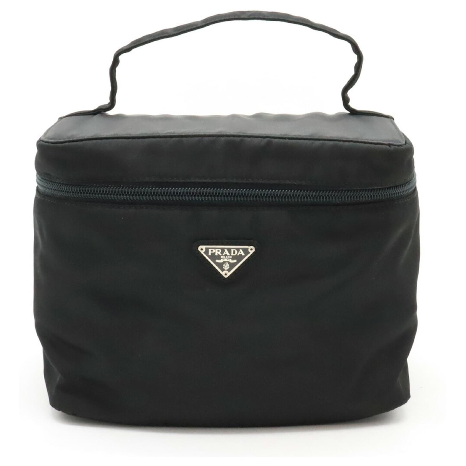 【関税&送料込】Prada Black Nylon Beauty Case Prada Re-Nylon Necessaire Tessuto Nylon Nero Black Large