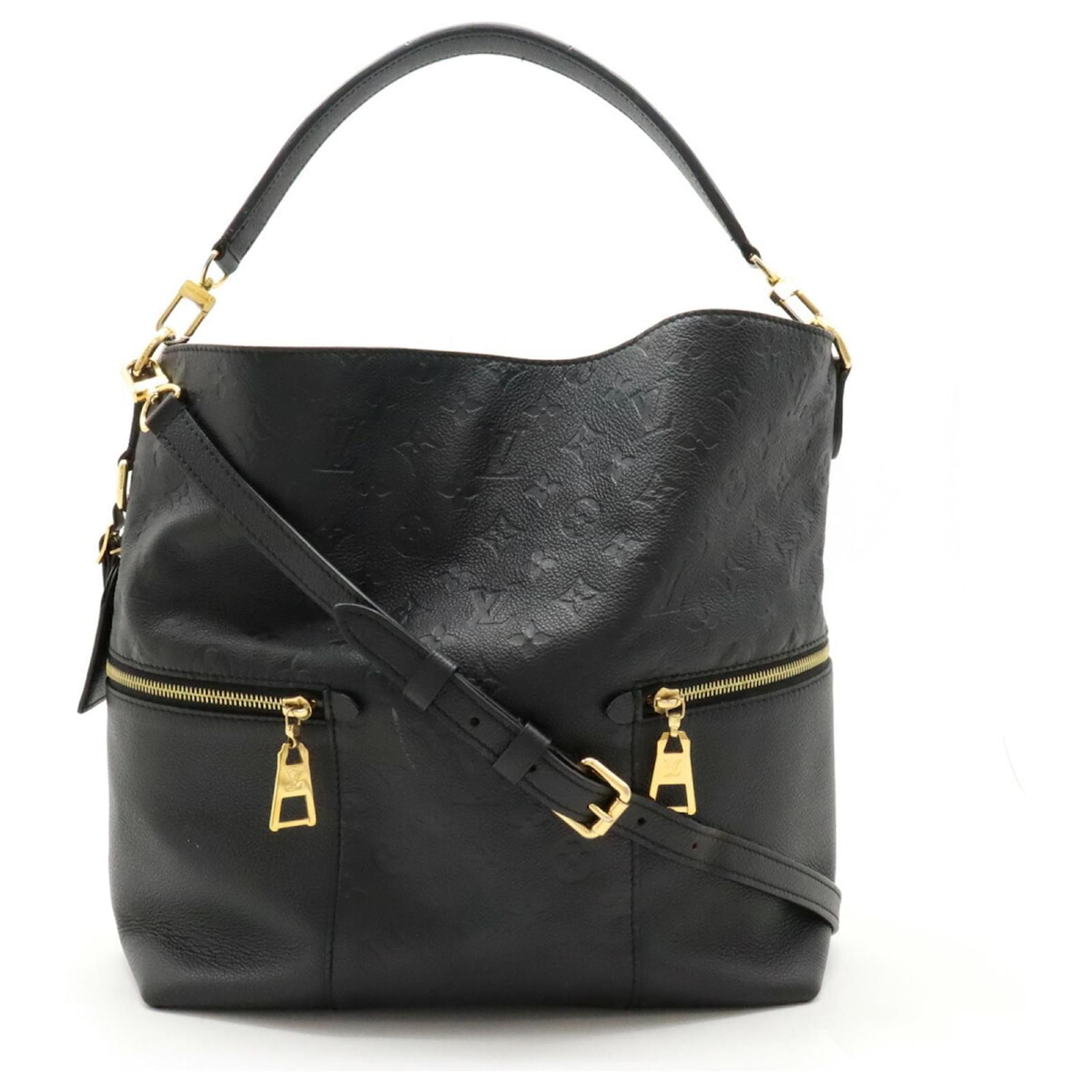 Merry Schultertasche Monogram Empreinte Louis Vuitton Schwarz 