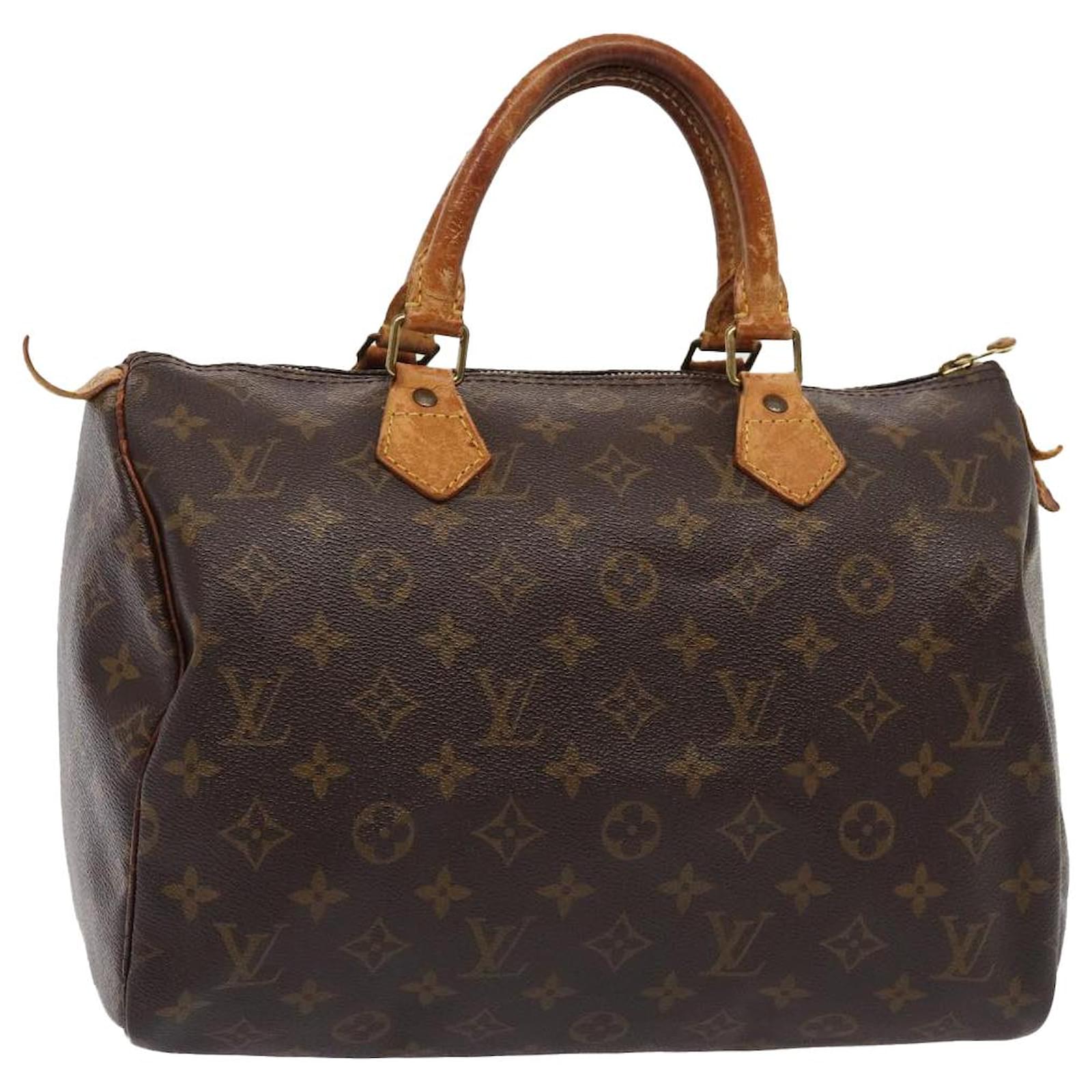 LOUIS VUITTON Monogram Speedy 30 Hand Bag M41526 LV Auth 80461 