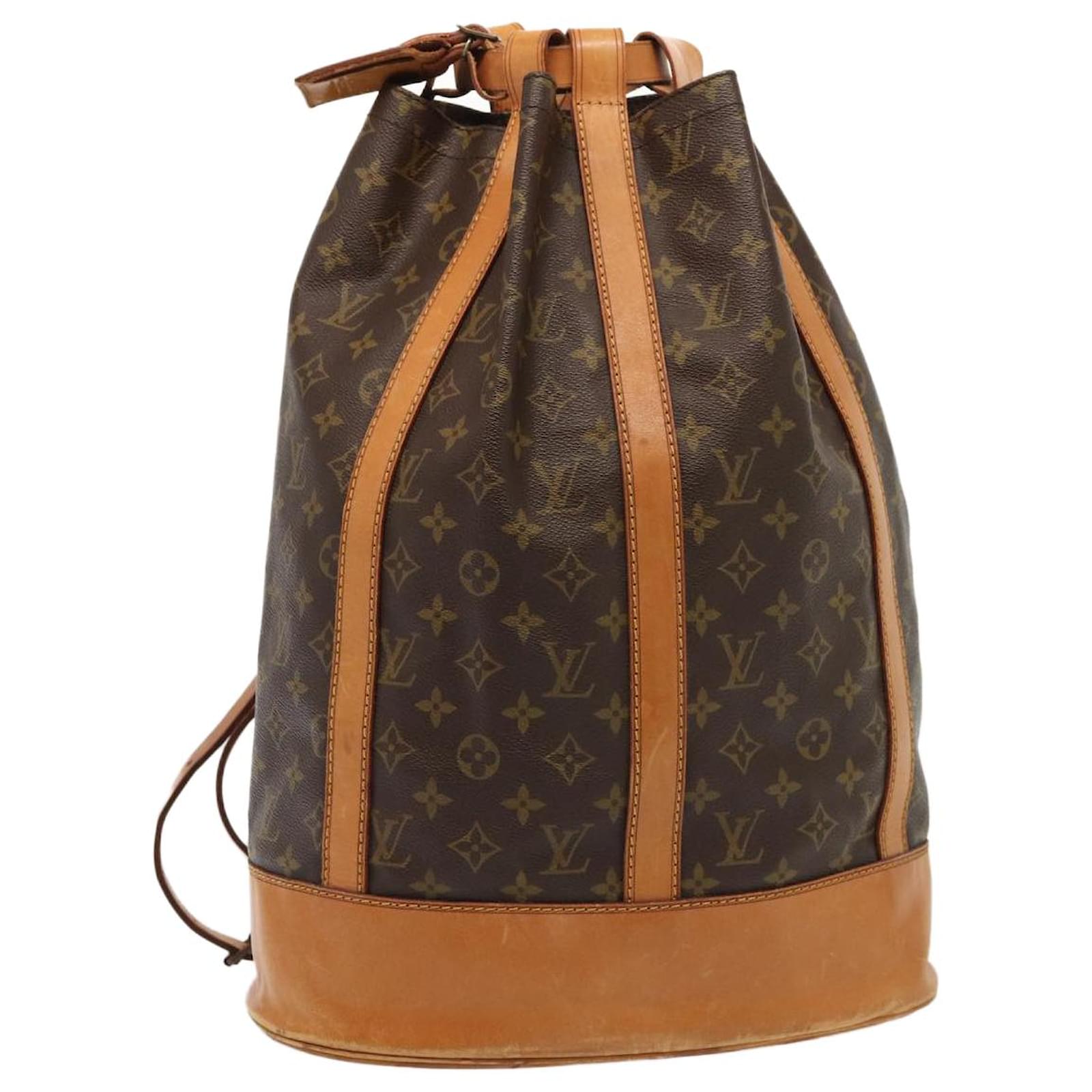 LOUIS VUITTON Monogram Randonnee GM Schultertasche M42244 LV Auth 