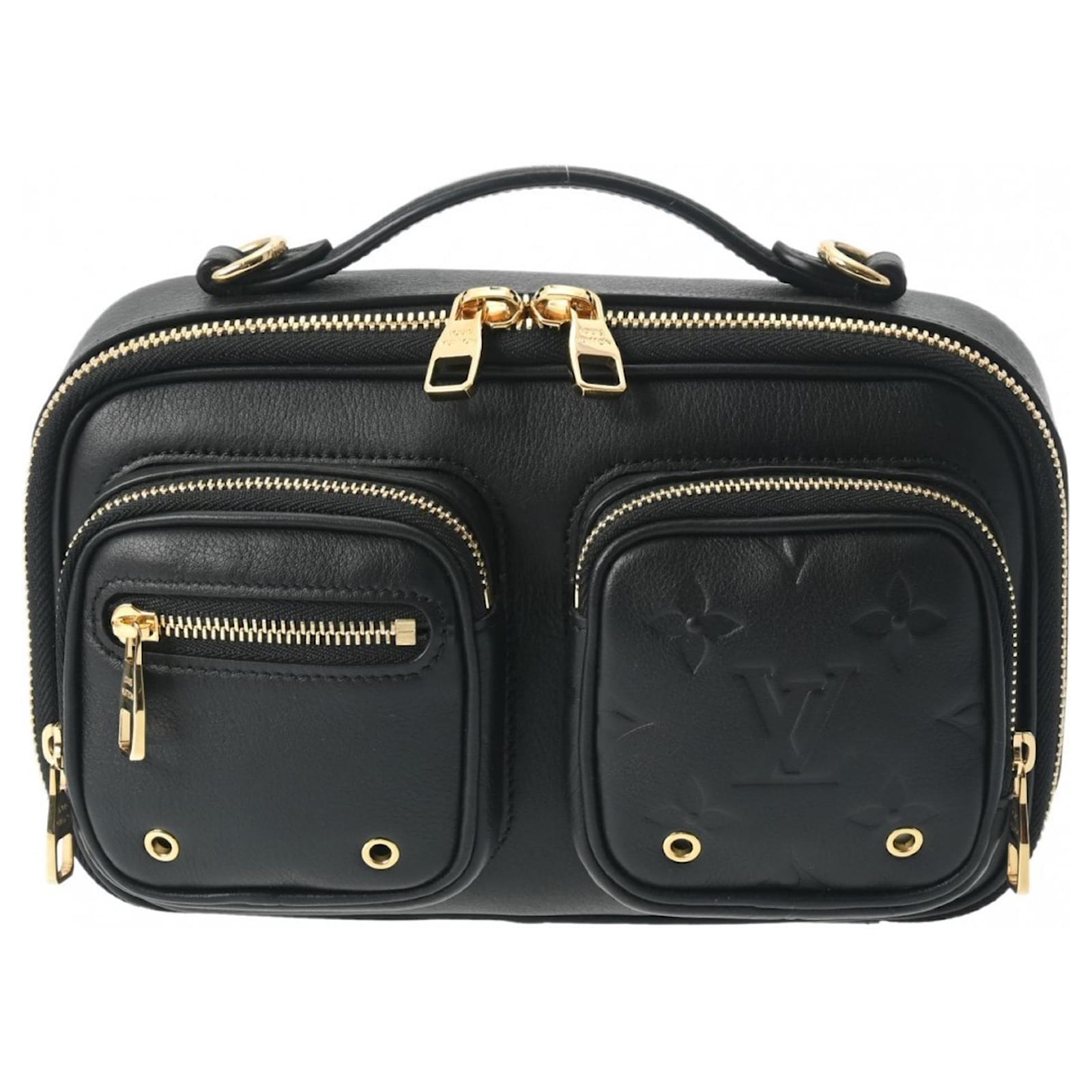 Louis Vuitton Utility Crossbody Noir M80450 Damen Schultertasche  