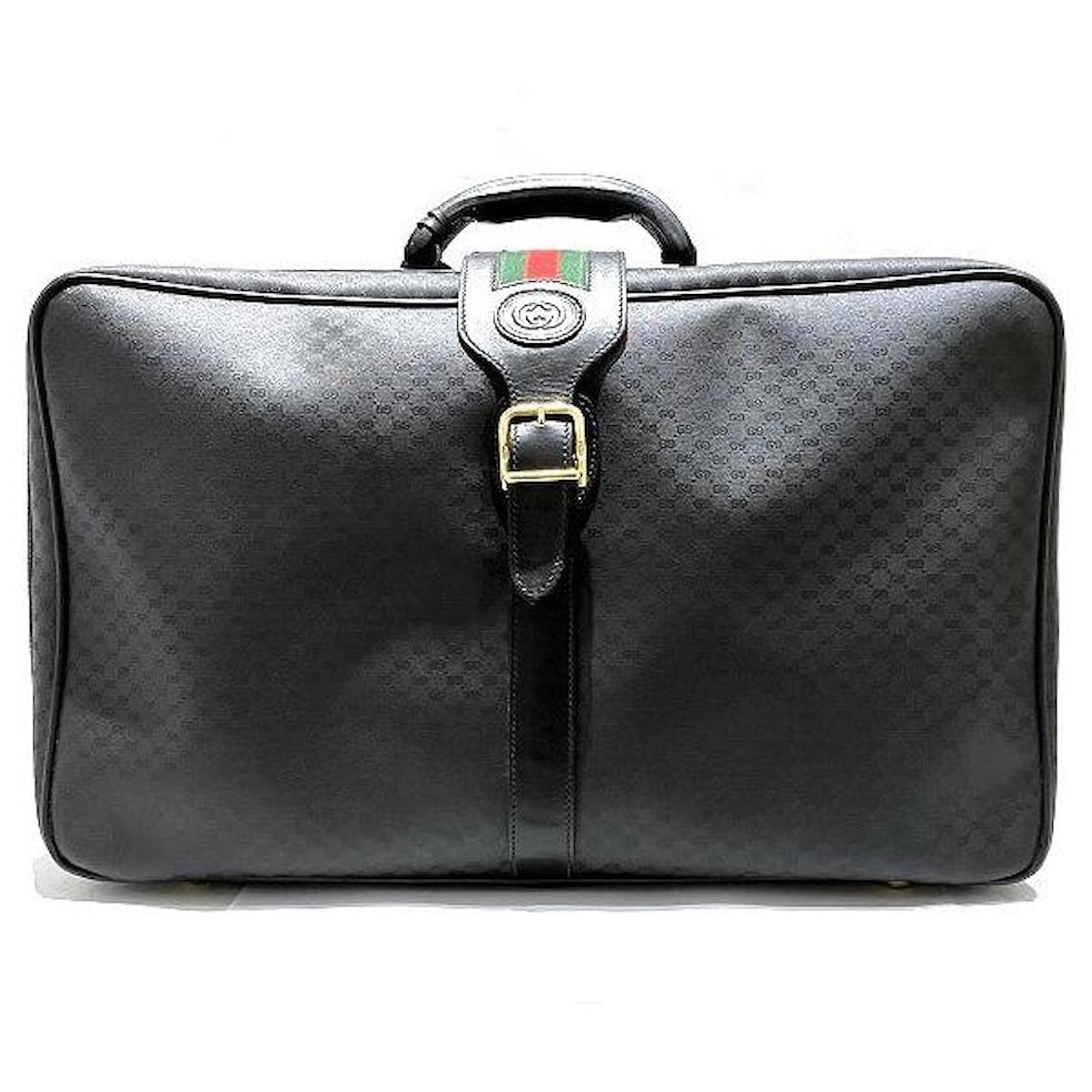 Gucci leather travel bag online