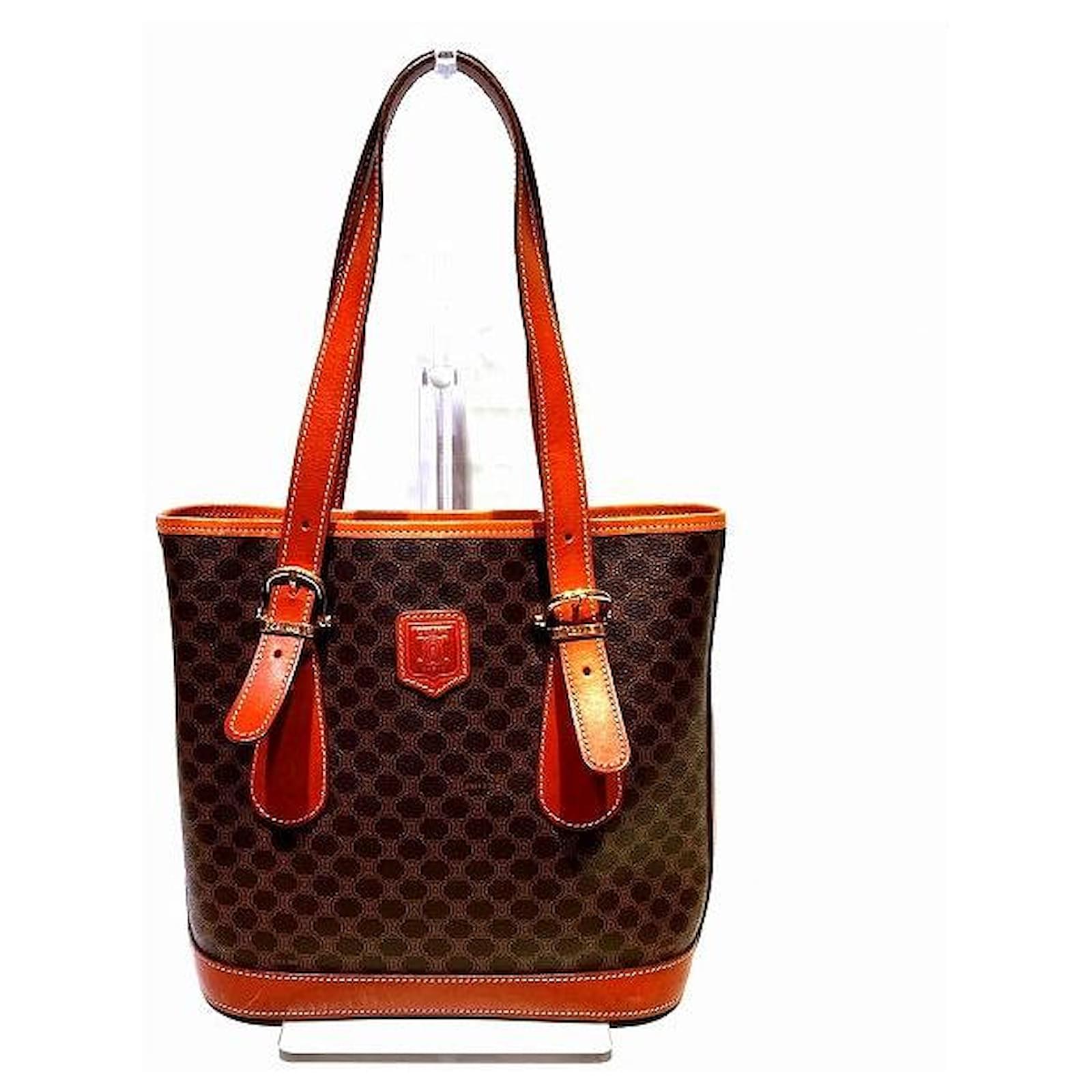 Autre Marque Celine Macadam Pattern Bucket Tote Bag in Good Condition ref.1478761 Joli Closet