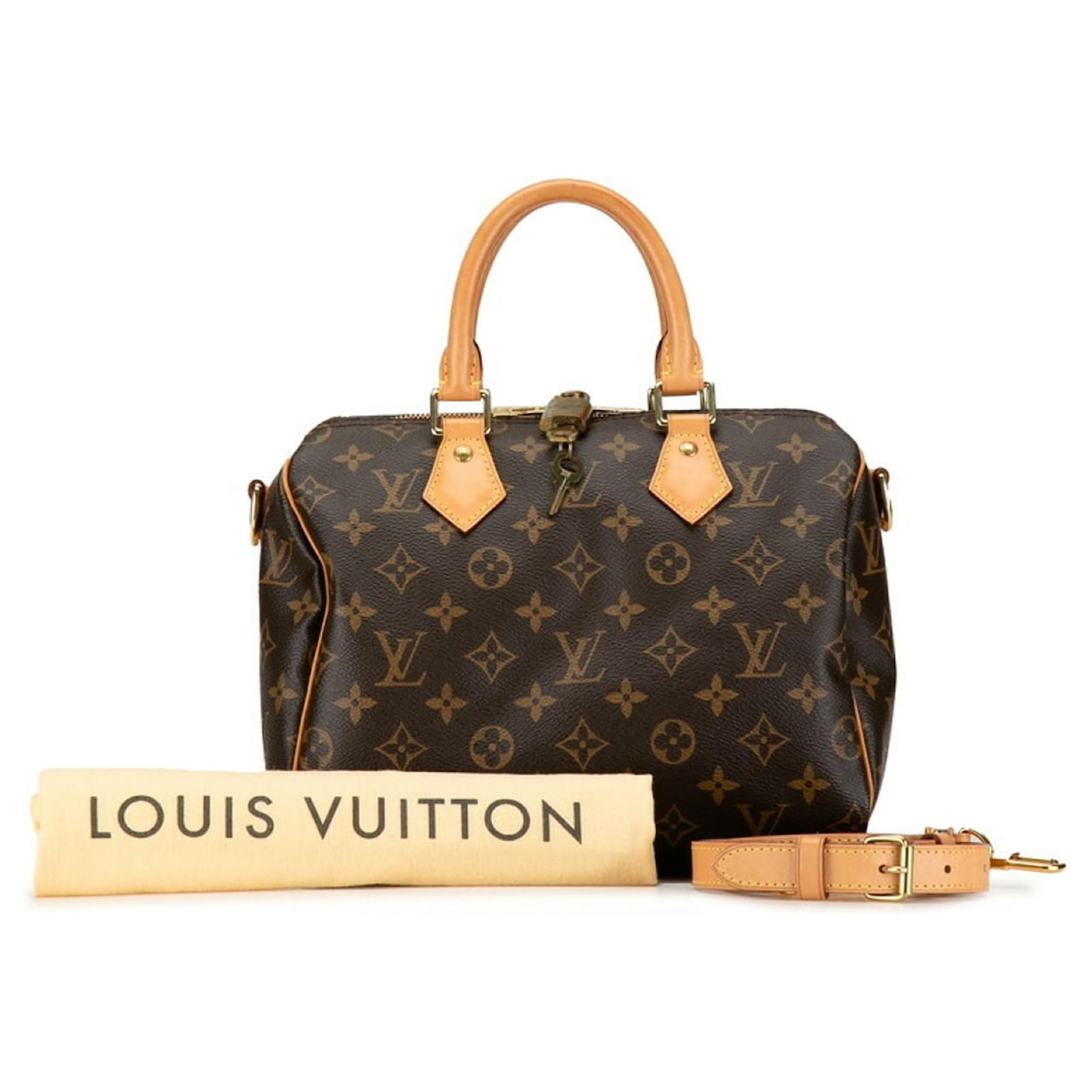 Louis Vuitton Monogram Speedy Bandoulière 25 Handtasche Braun 