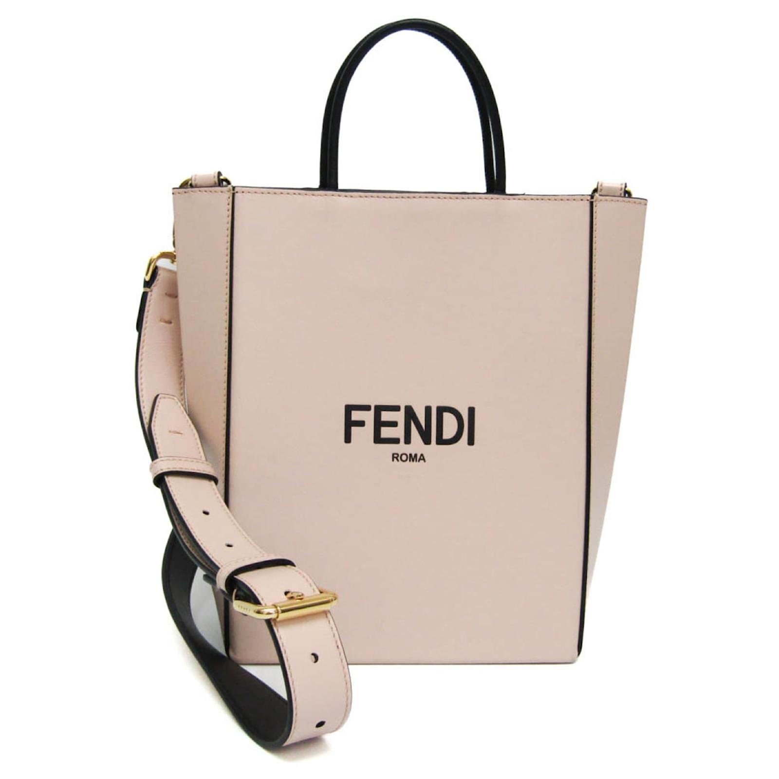 Fendi logo shopper tote online