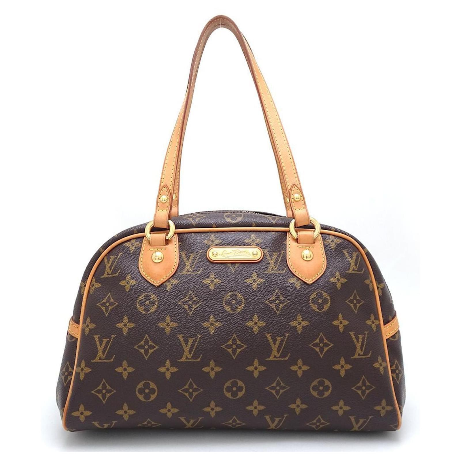 Louis Vuitton Monogram Montorgueil PM Schultertasche Braun  