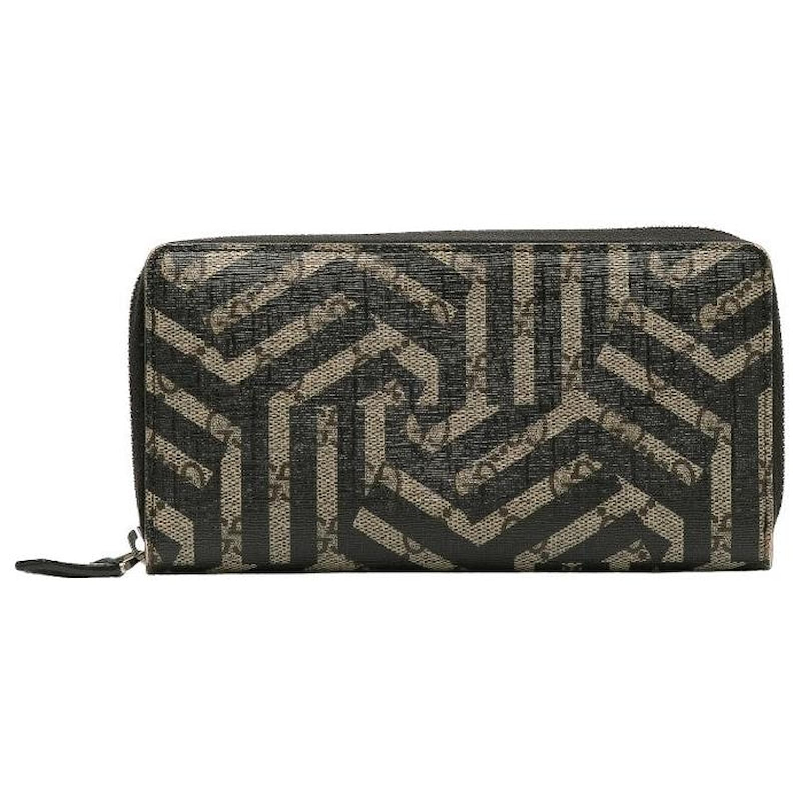 Autre Marque Gucci GG Kaleidoscope PVC Leather Zip-Around Wallet 