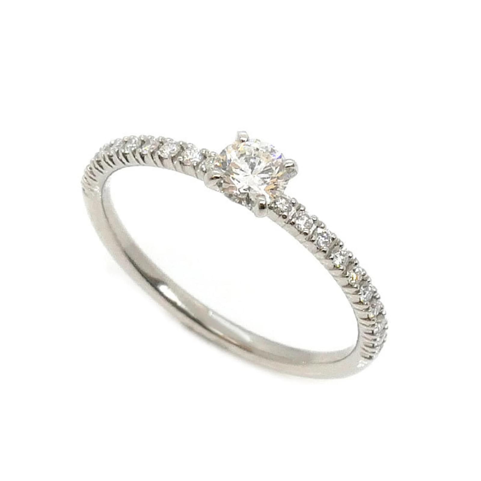 Anillo de Compromiso Cartier Platino Etincel de Solitaire ref