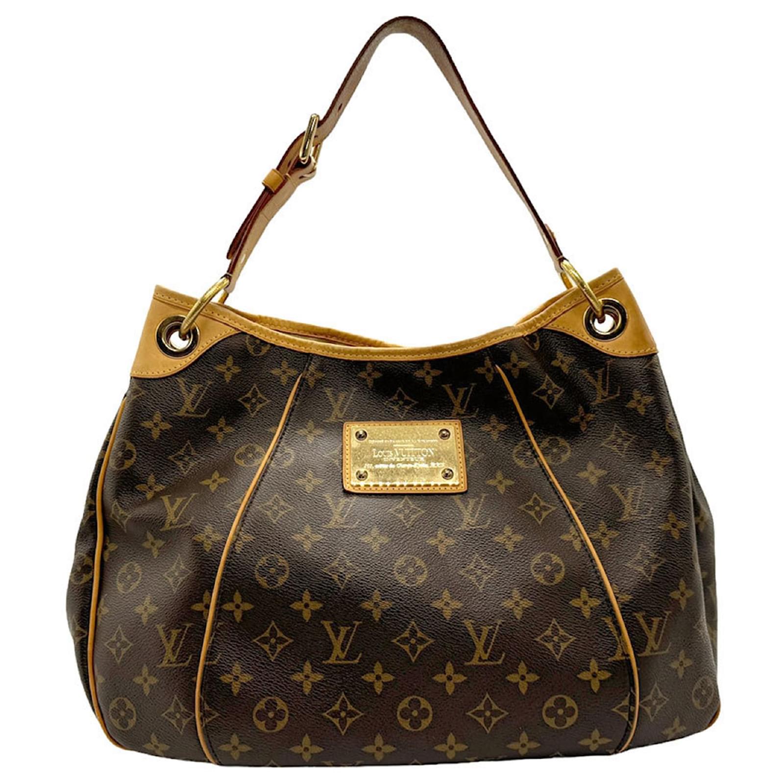 Galliera PM Schultertasche Monogramm Louis Vuitton Braun Lackleder  