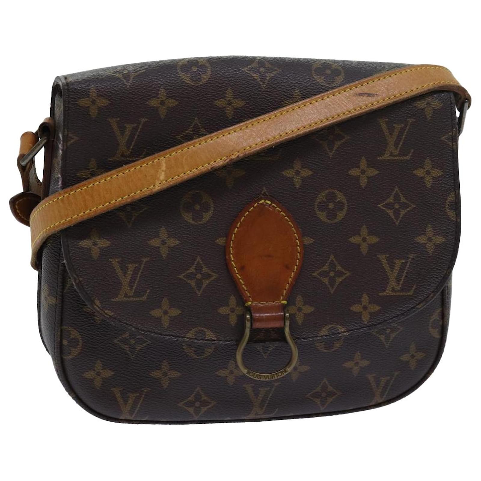 LOUIS VUITTON Monogram Saint Cloud GM Schultertasche M51242 LV 