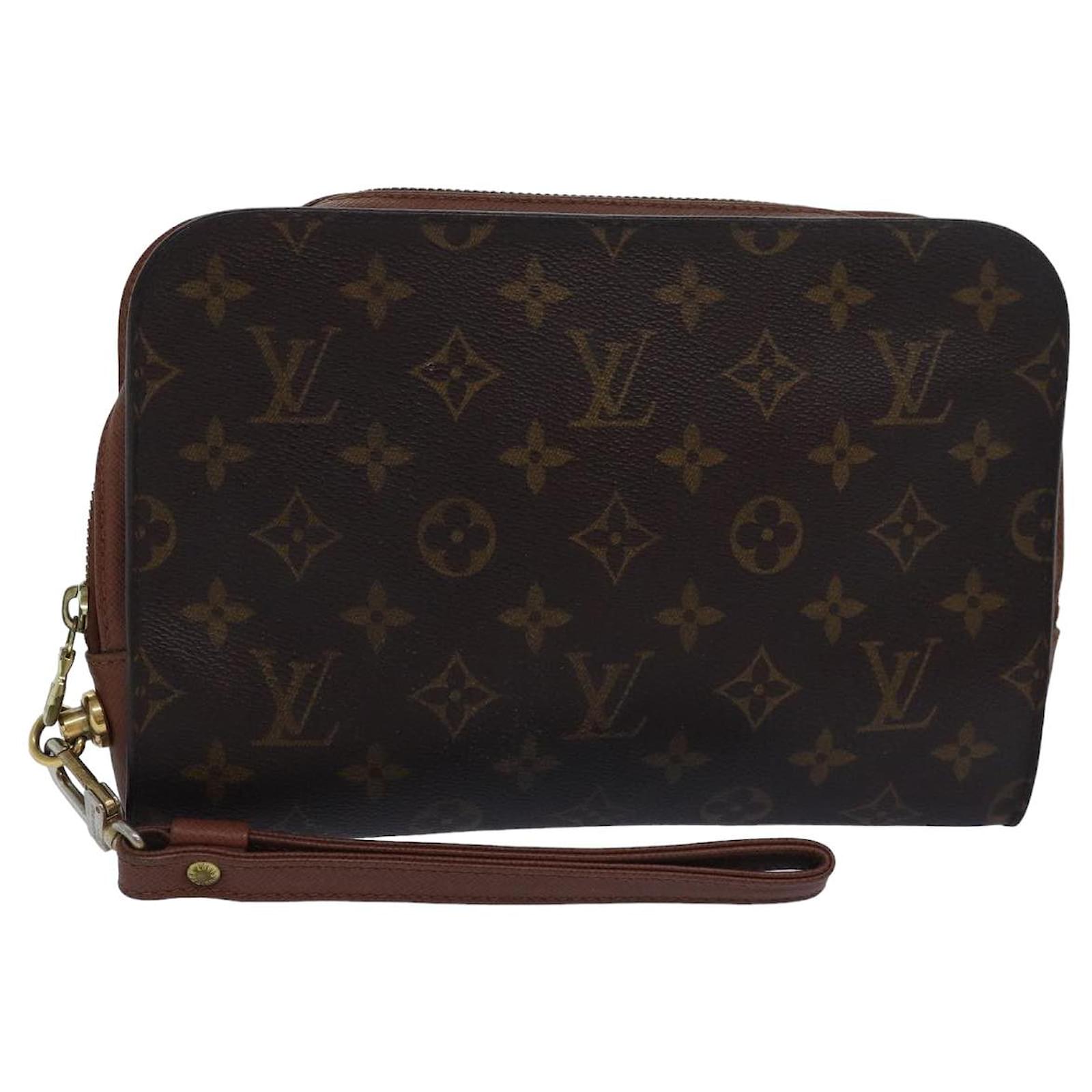 LOUIS VUITTON Monogram Orsay Clutch Bag M51790 LV Auth 80301  