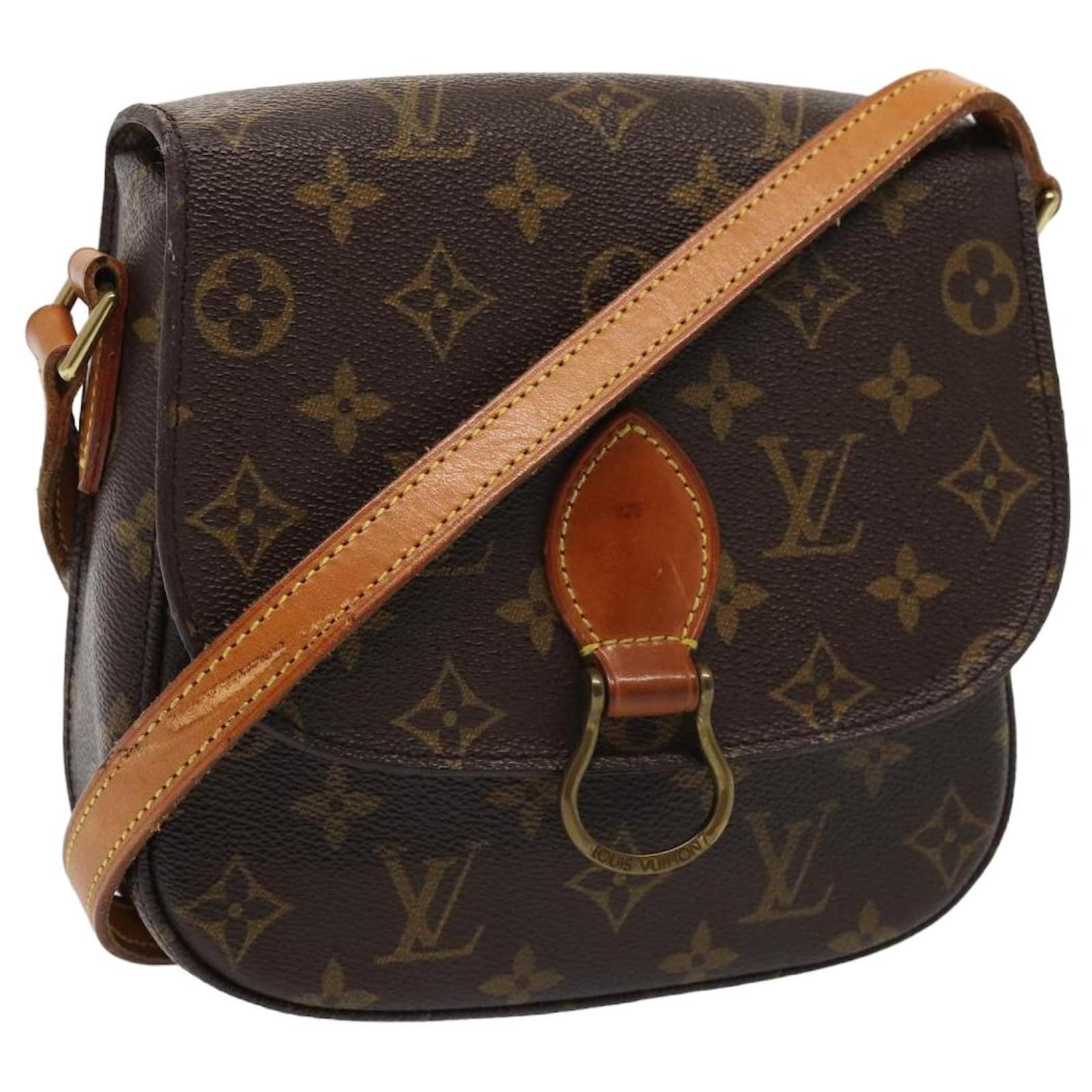 LOUIS VUITTON Monogram Saint Cloud MM Shoulder Bag M51243 LV Auth 