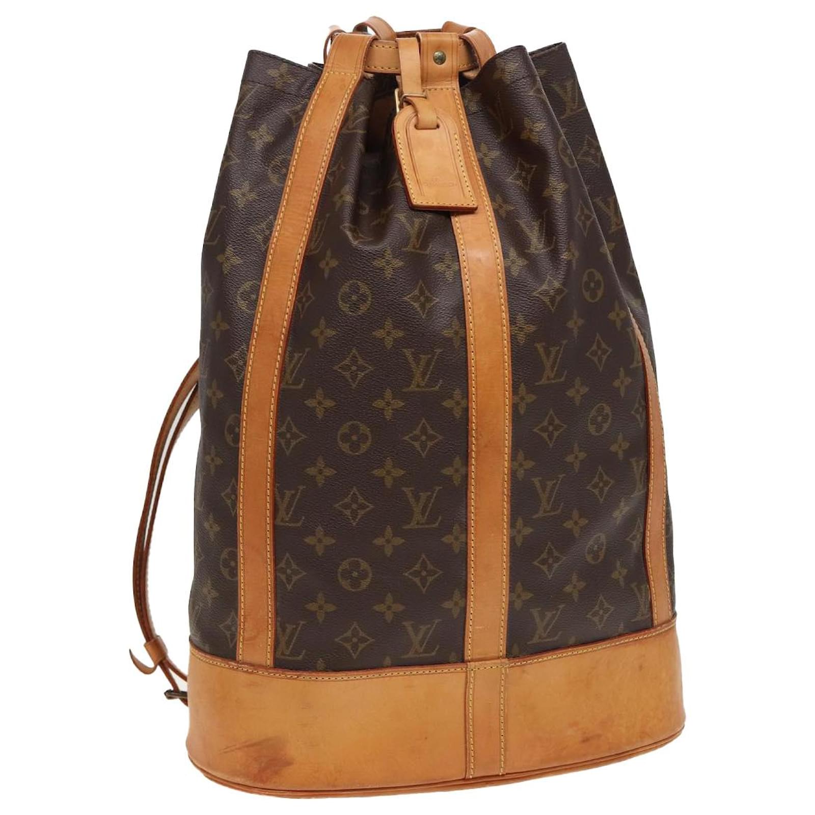 LOUIS VUITTON Monogram Randonnee GM Schultertasche M42244 LV Auth 