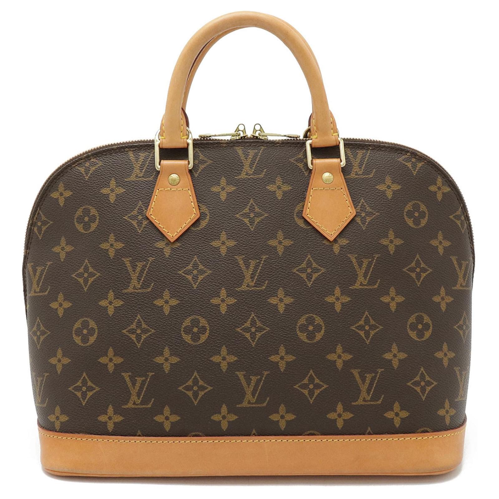 Louis Vuitton Monogram Alma Handtasche M51130 Lackleder ref 