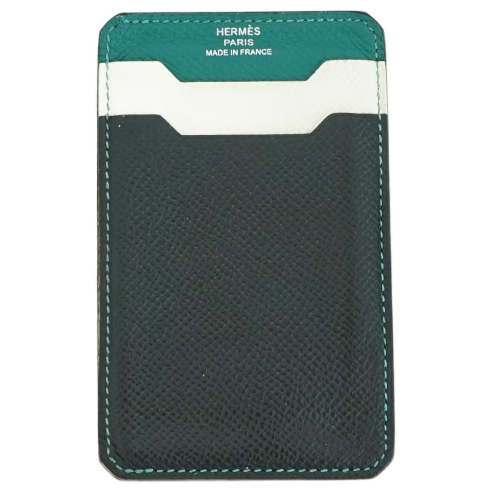 Hermès Porte-cartes Hermes City 3CC Cuir Multicolore ref.JC1483146