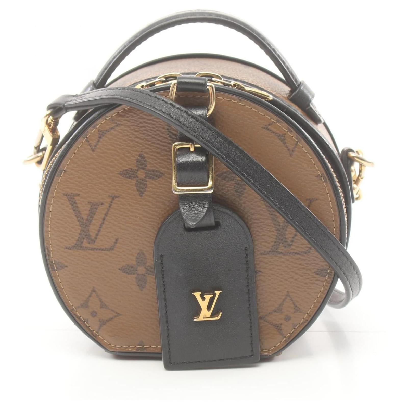 Louis Vuitton Mini Boite Chapeau Canvas Schultertasche M68276 in  