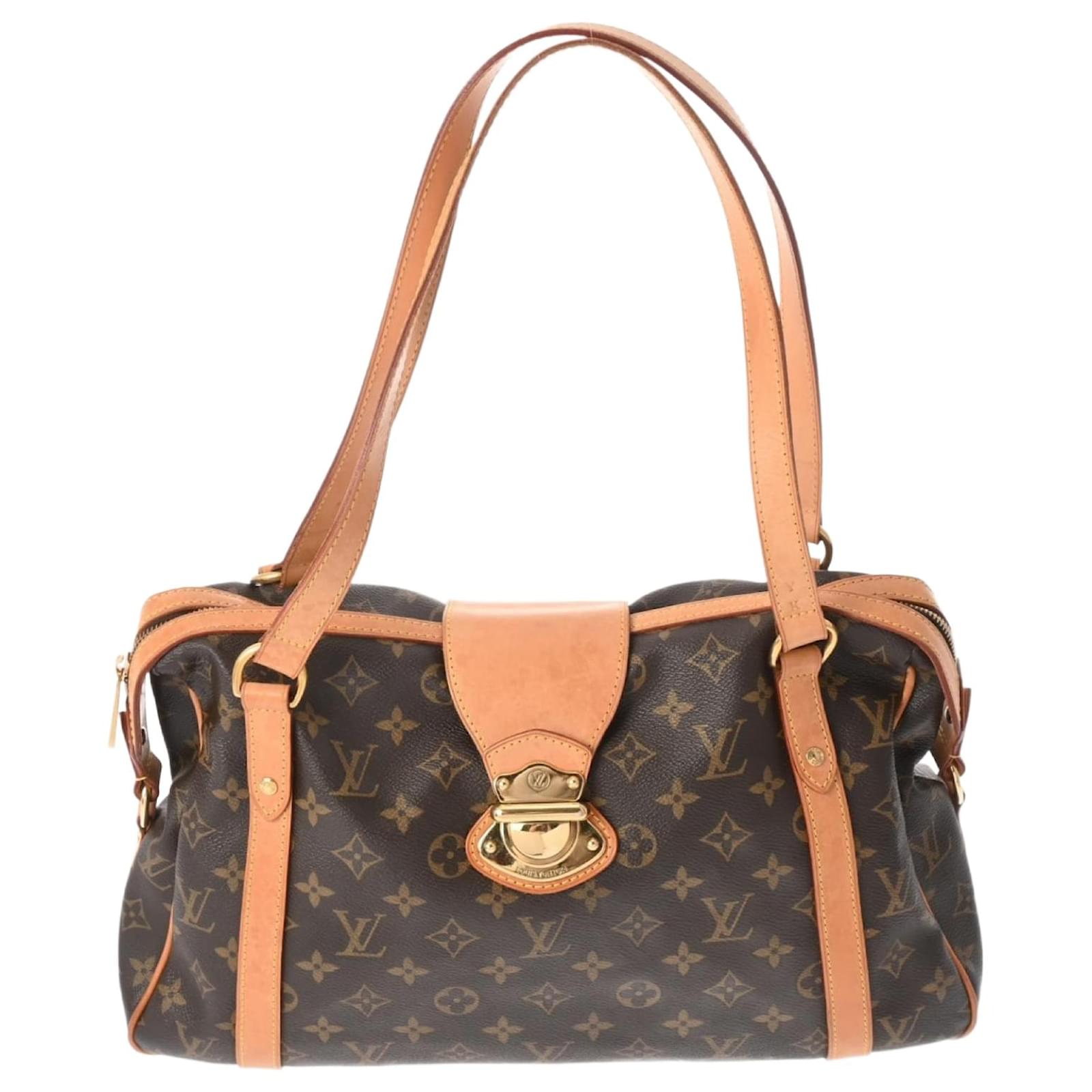Monogram Strazer PM Schultertasche von Louis Vuitton Braun 