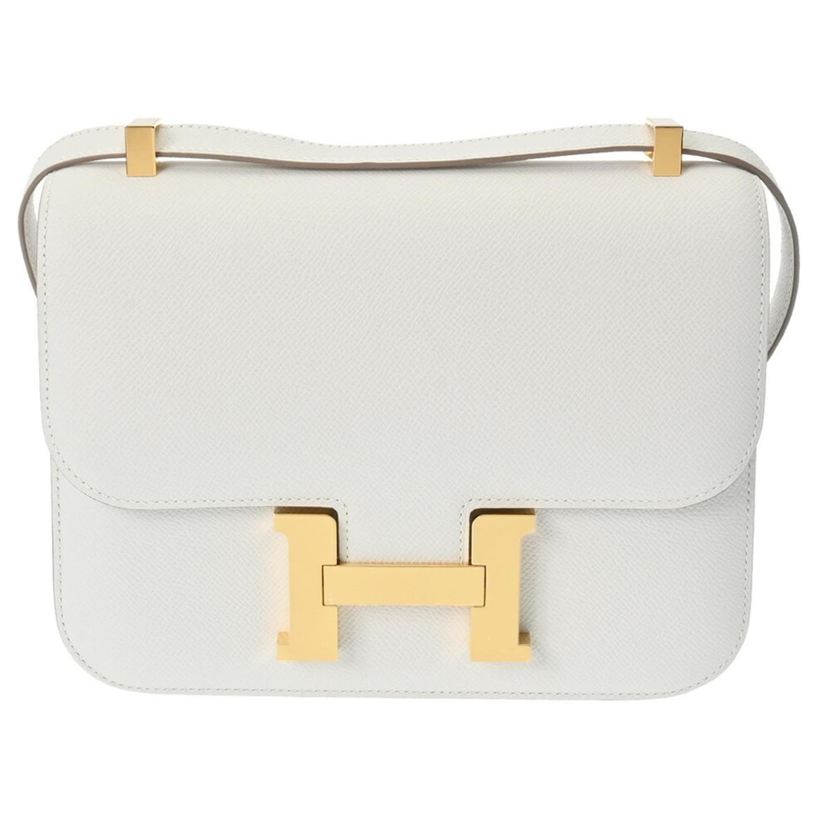 Hermes constance bag white sale