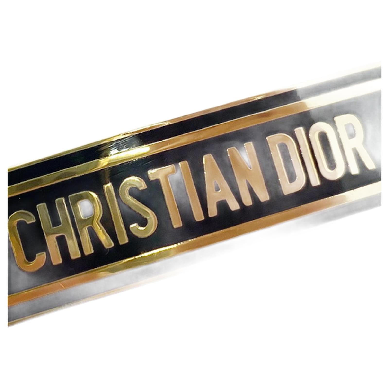 Christian Dior J'adior Hair Clip Black Golden Joli
