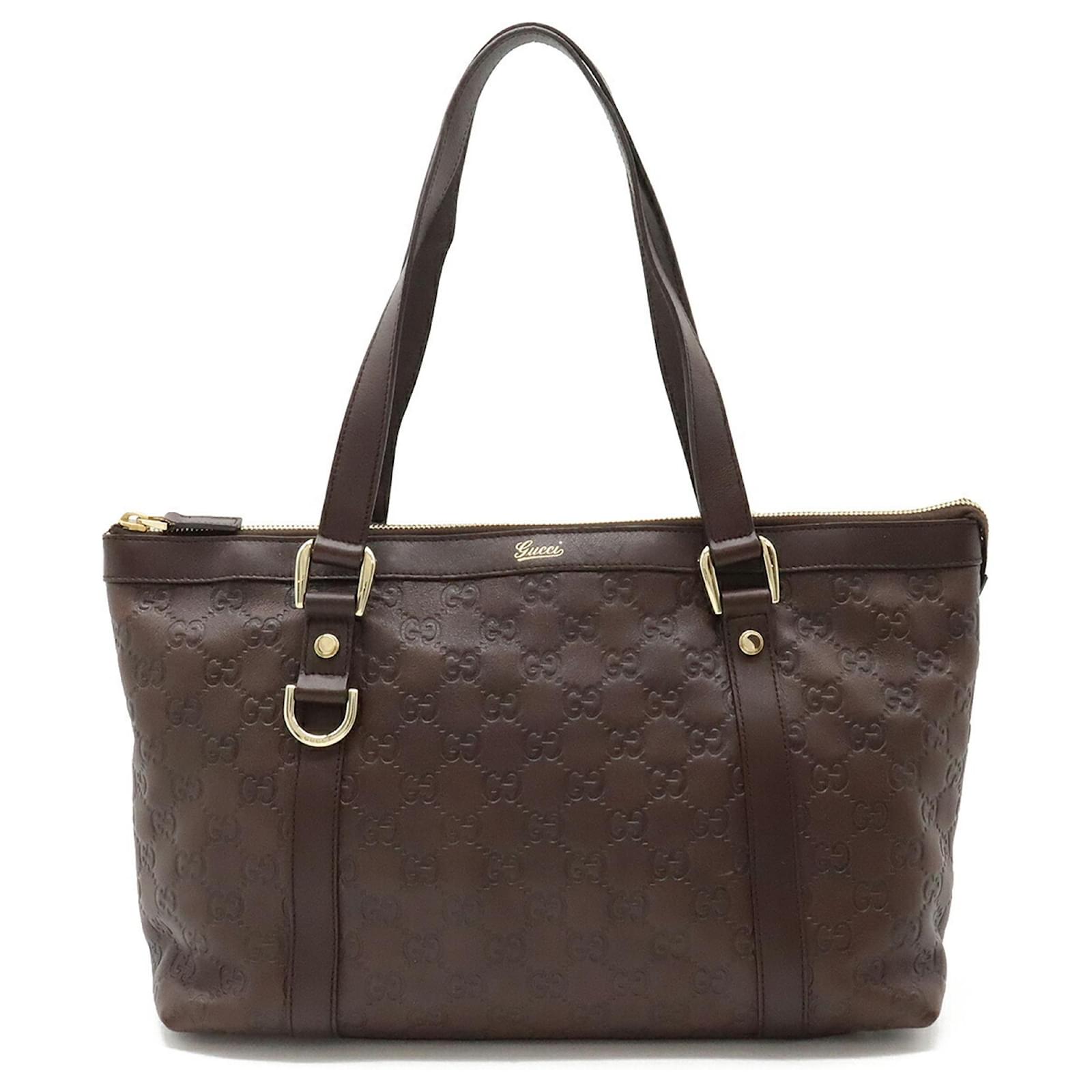 Gucci Guccissima Dark Brown Leather Tote Bag ref.1487299 - Joli Closet