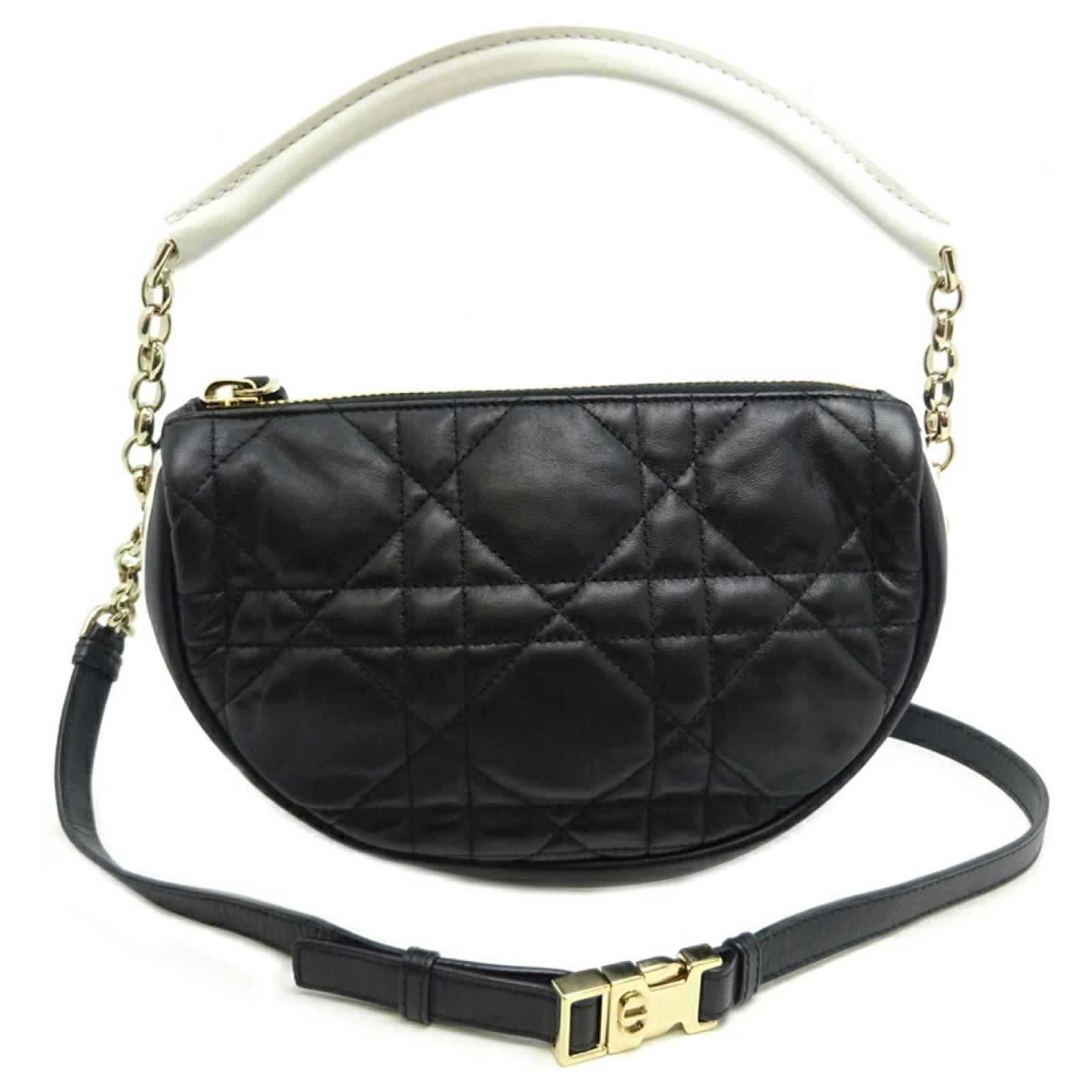 Christian Dior Vibe Hobo Small Handbag Black Leather ref.1487421 - Joli  Closet