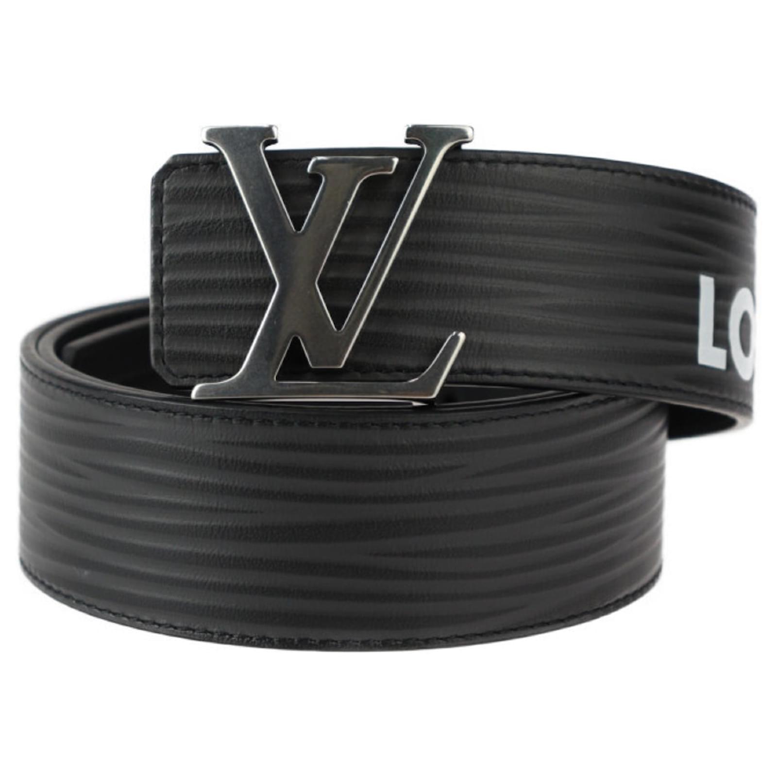 LV Initiales 40mm Reversible Belt Damier Graphite Canvas