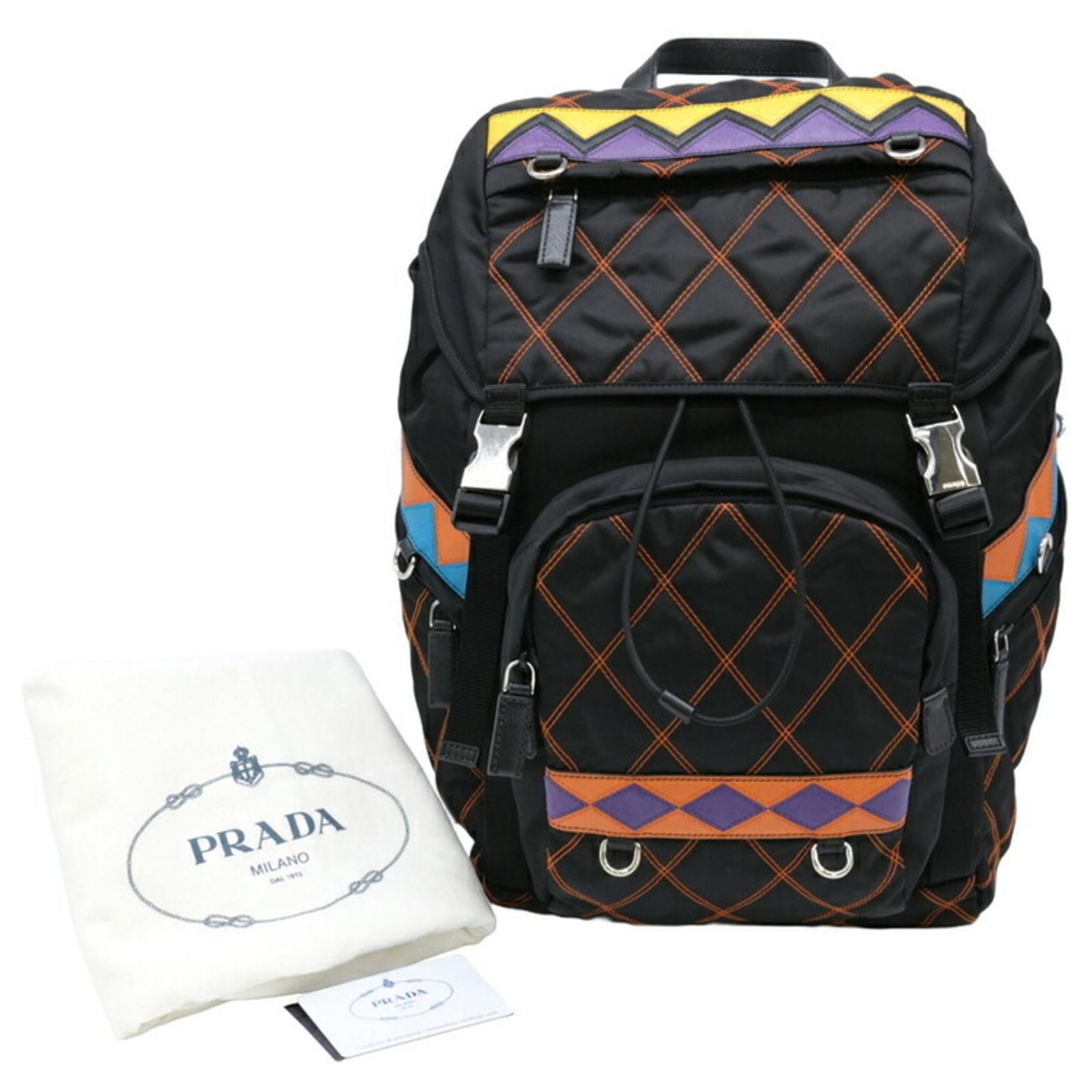 Spada Rucksack Prada Rucksack Backpack Black Multiple colors Nylon ref.1487968 - Joli ...