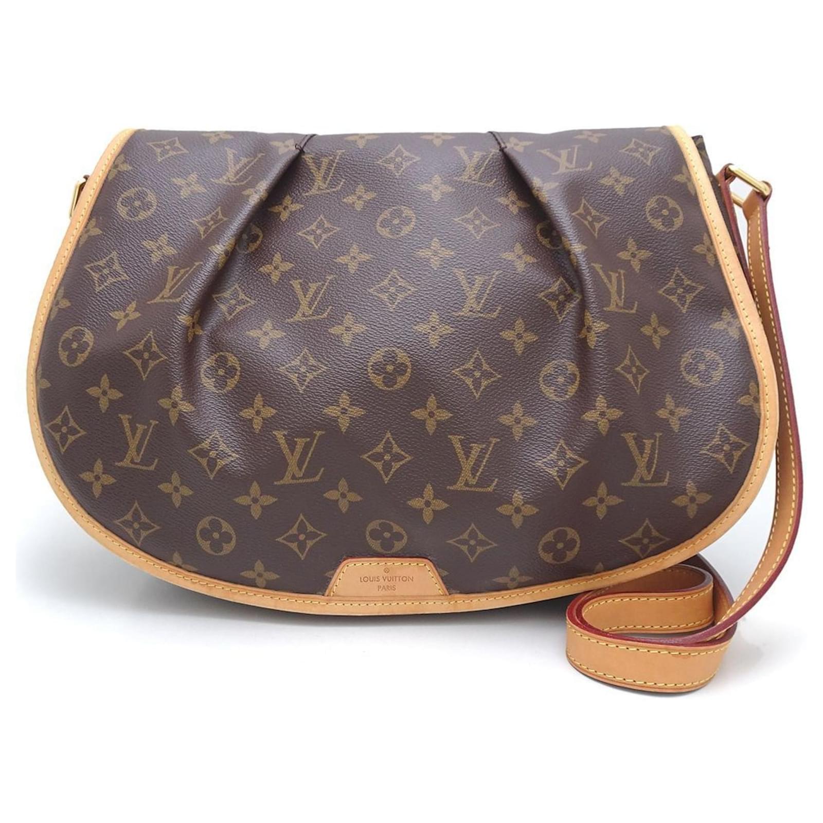 Louis Vuitton Monogram Menilmontant MM M40473 Shoulder Bag Brown  