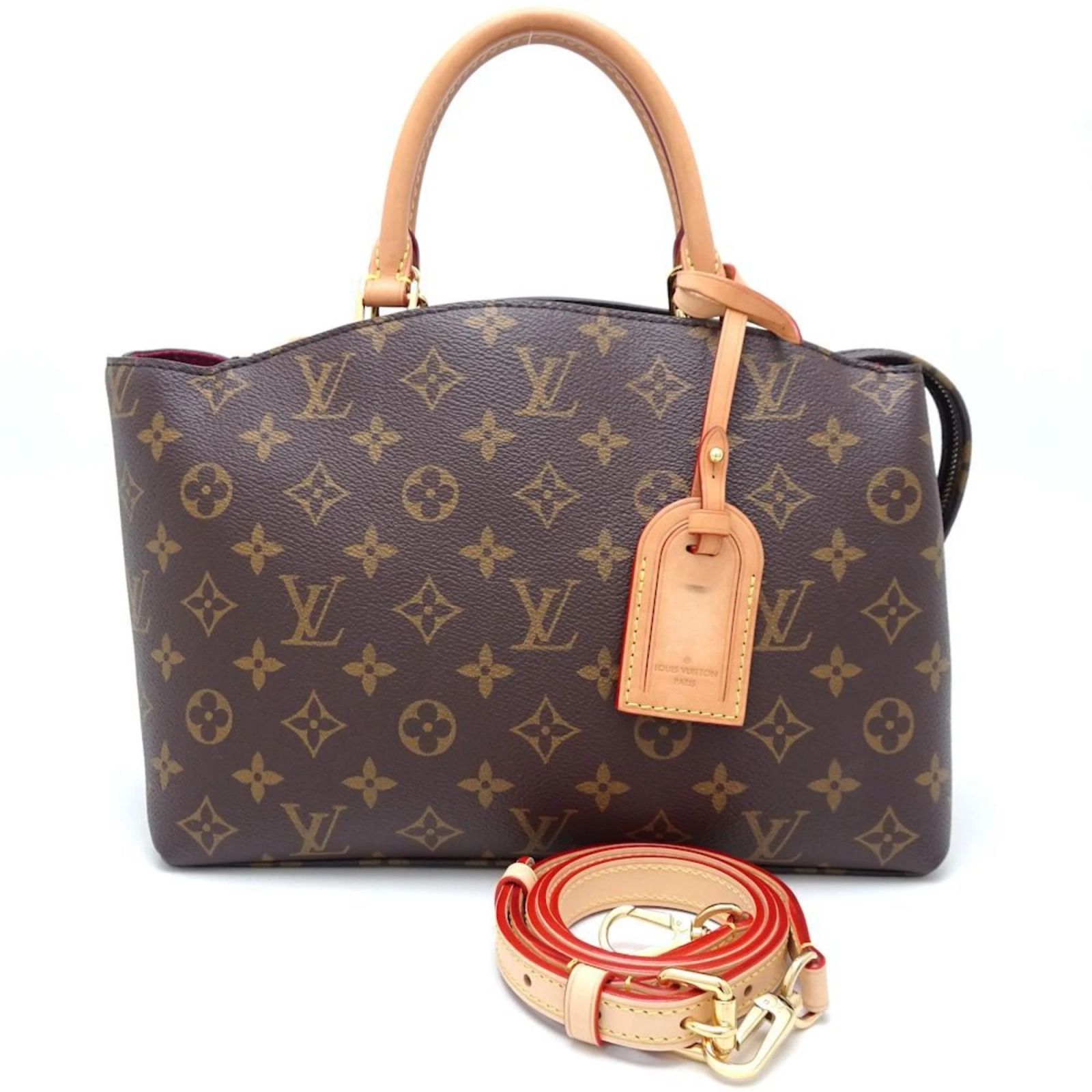 Louis Vuitton Monogram Petit Pale PM M45900 2Way Bag Brown Cloth 