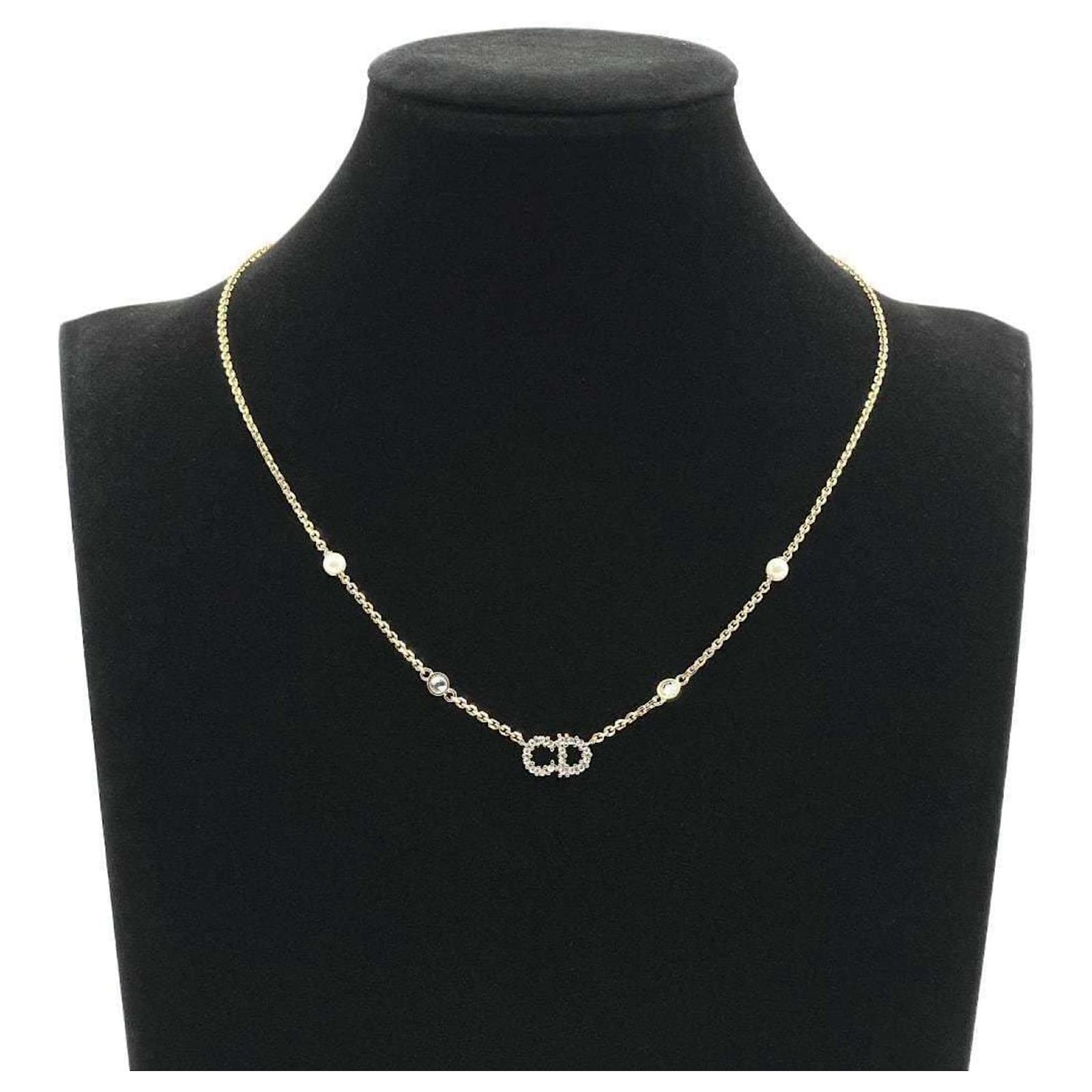 Christian Dior CLAIR D LUNE Necklace Pendant Metal ref