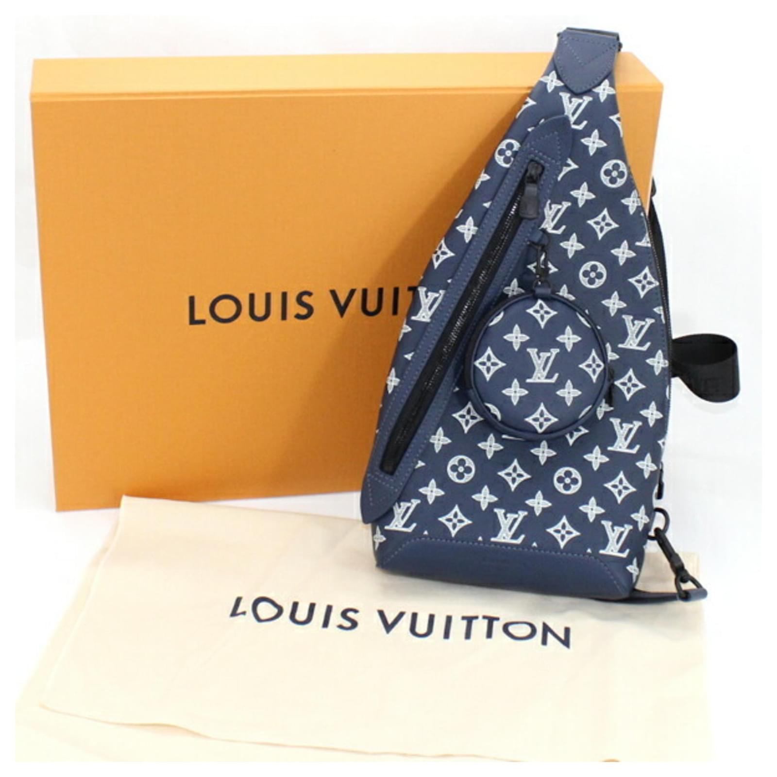 Louis Vuitton Body Bag Duo Sling Leather Cloth ref.1488592 - Joli Closet