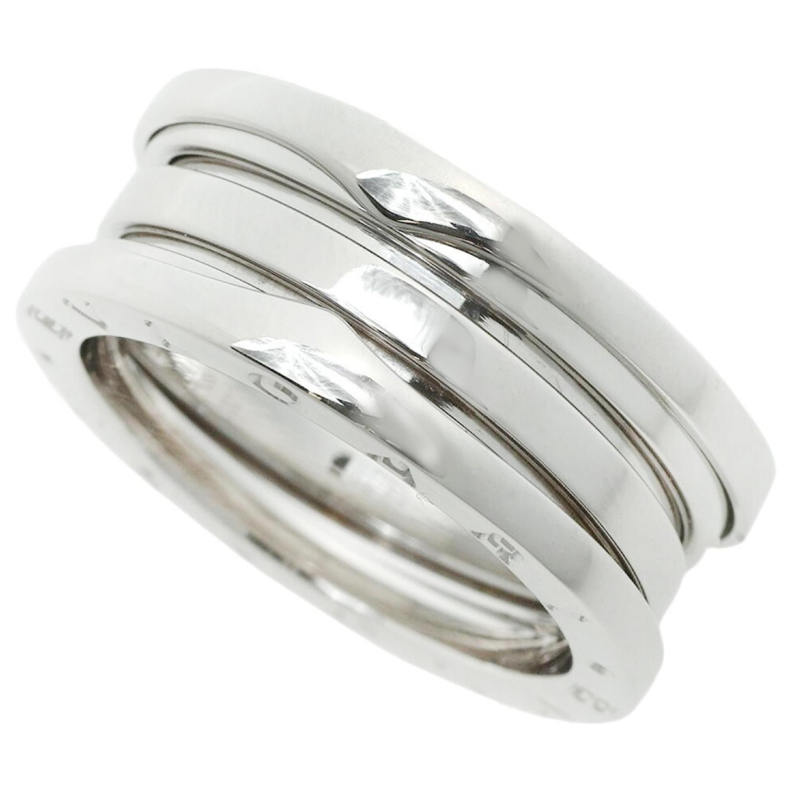 Bulgari Bvlgari B.zero1 2-Band Ring in White Gold Golden ref.1489003 - Joli  Closet