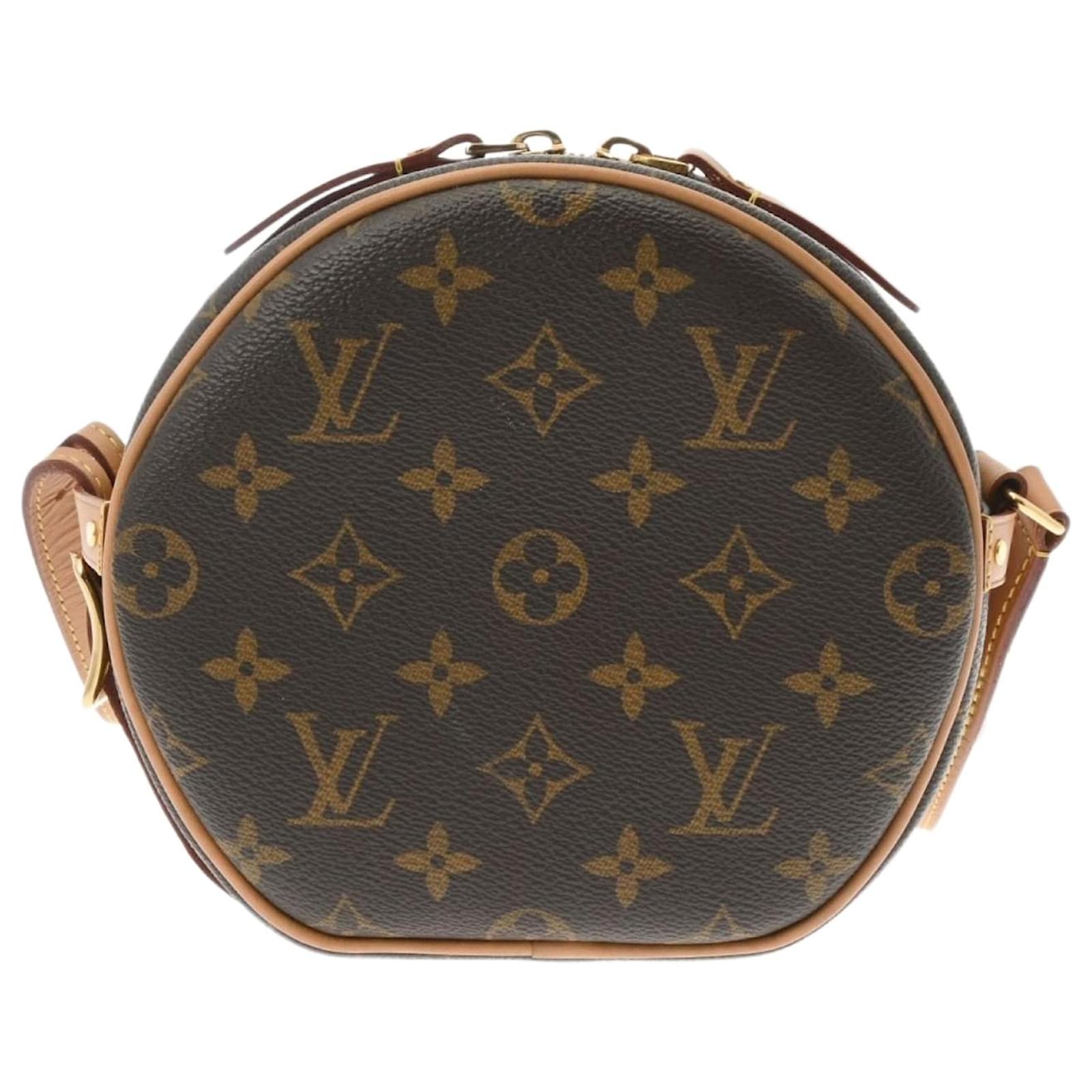 Louis Vuitton Monogram Boite Chapeau Souple Schultertasche Braun  
