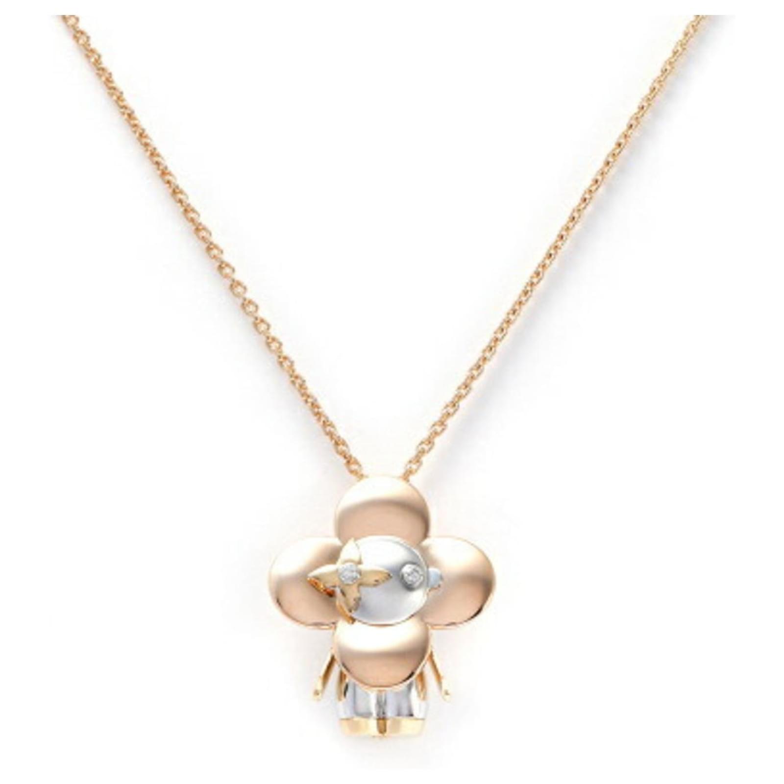 LOUIS VUITTON Vivienne Swinging ゴールドネックレス Women's Vivienne Swinging Necklace | LOUIS VUITTON | 24S