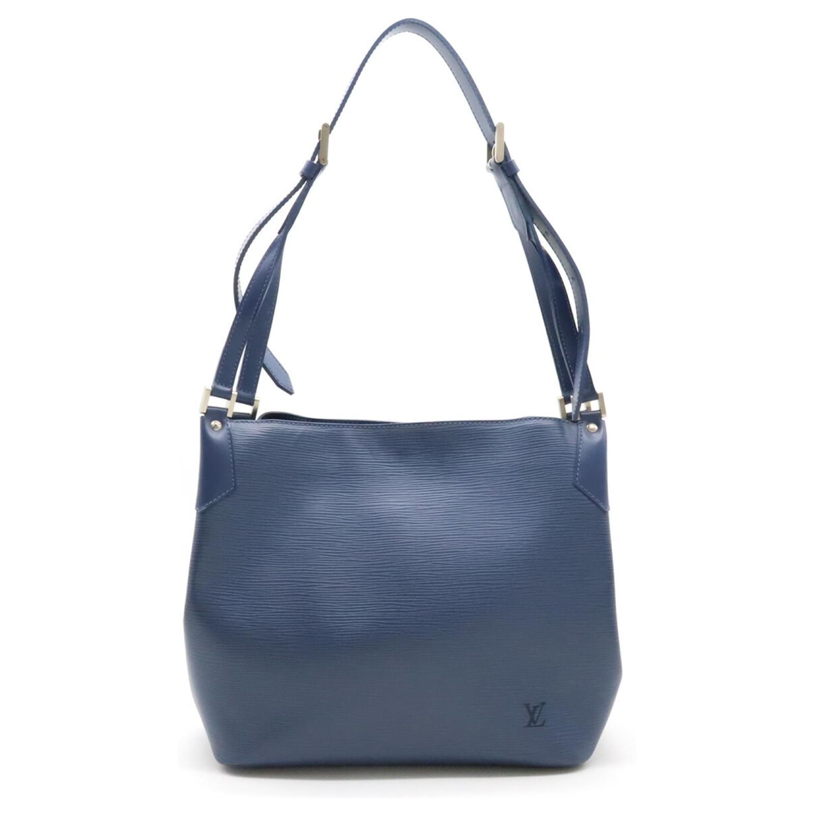 Schultertasche Mandala MM Epi Louis Vuitton Blau Dunkelviolett  